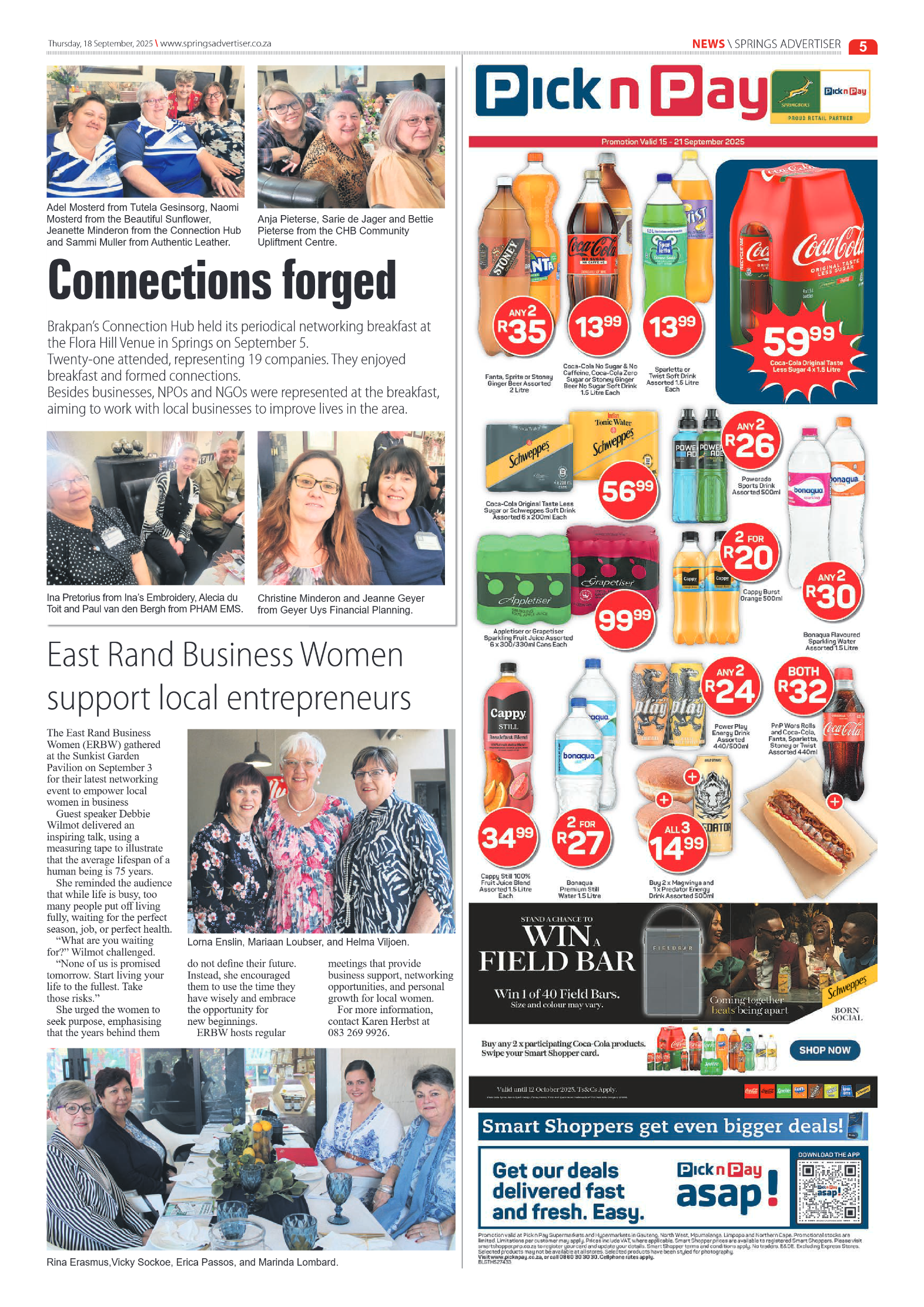 Springs Advertiser 18 September 2025 page 7