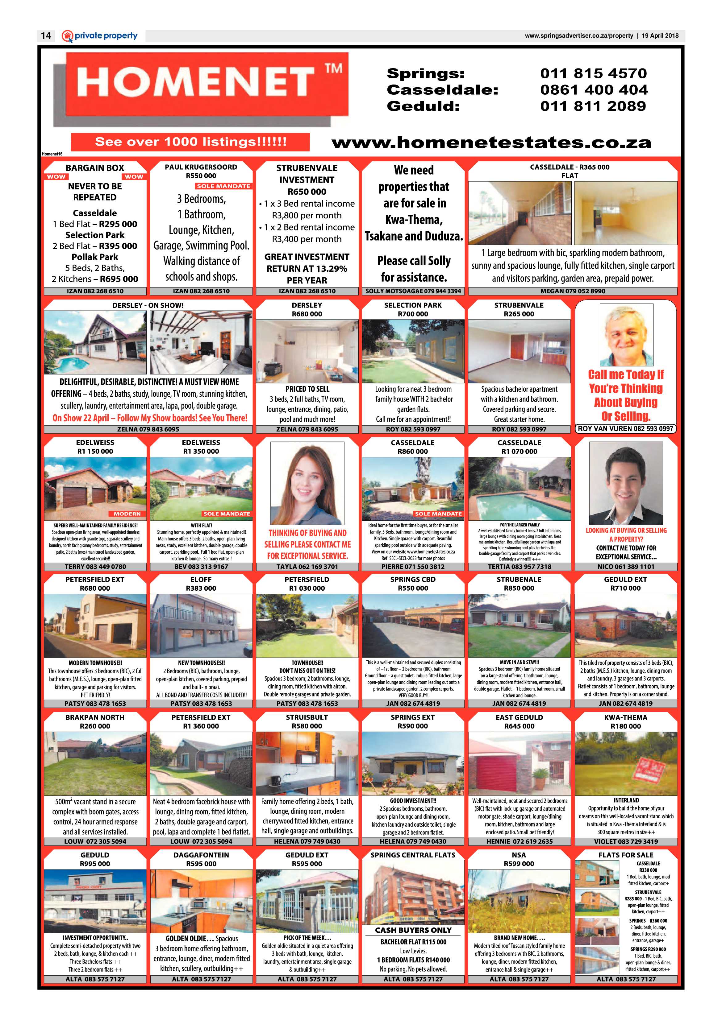 Springs Advertiser 19 April 2018 page 14