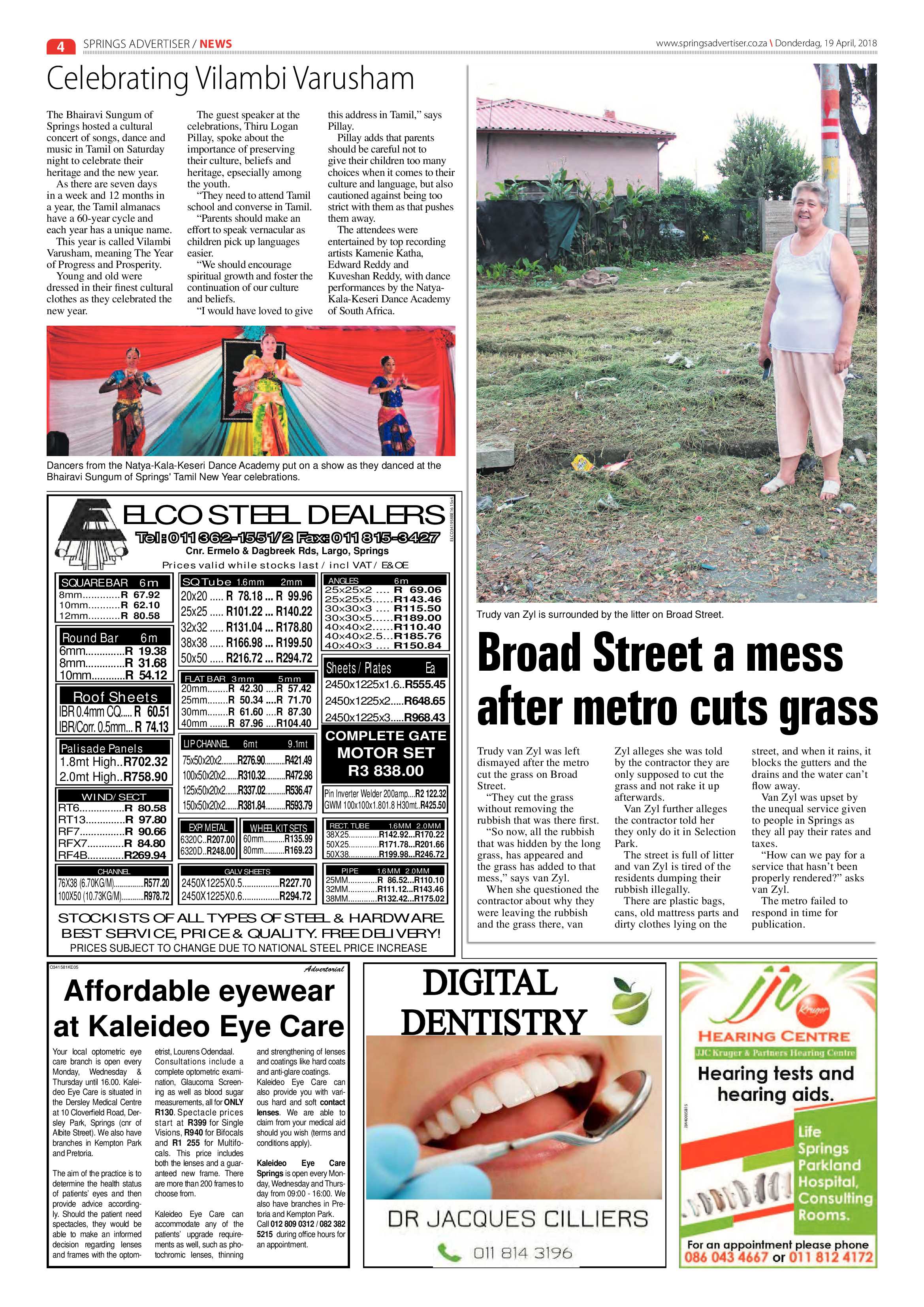 Springs Advertiser 19 April 2018 page 4