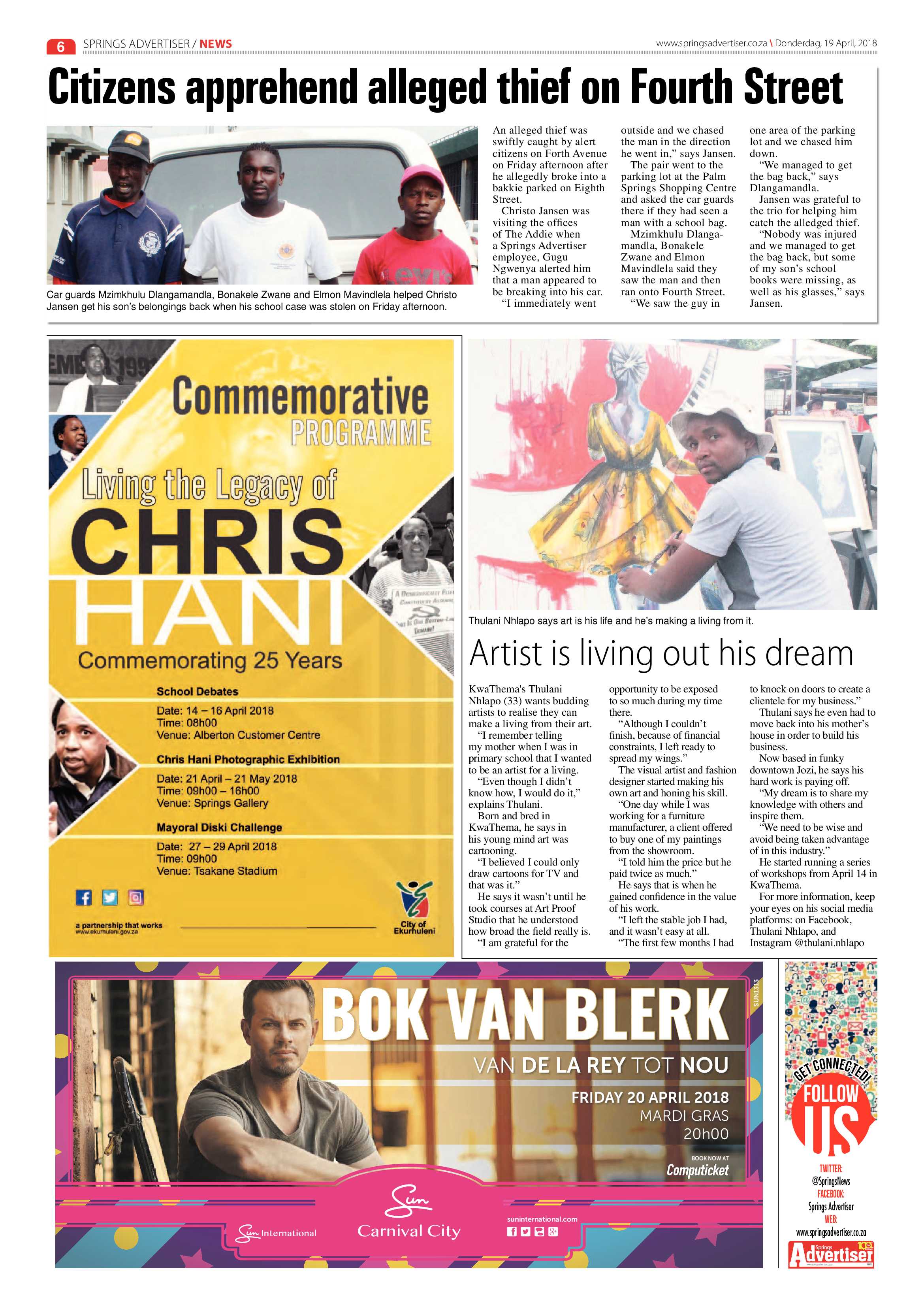 Springs Advertiser 19 April 2018 page 6