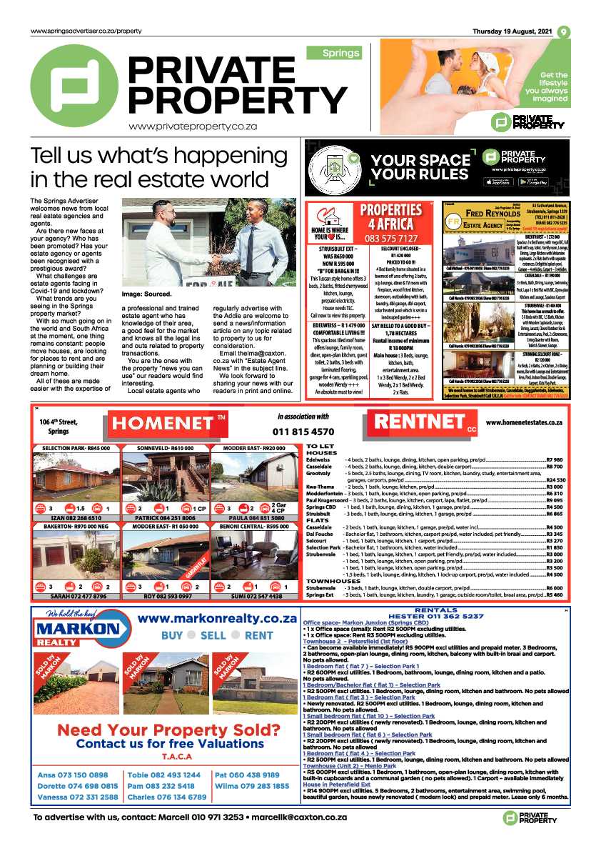 Springs Advertiser 19 August 2021 page 9