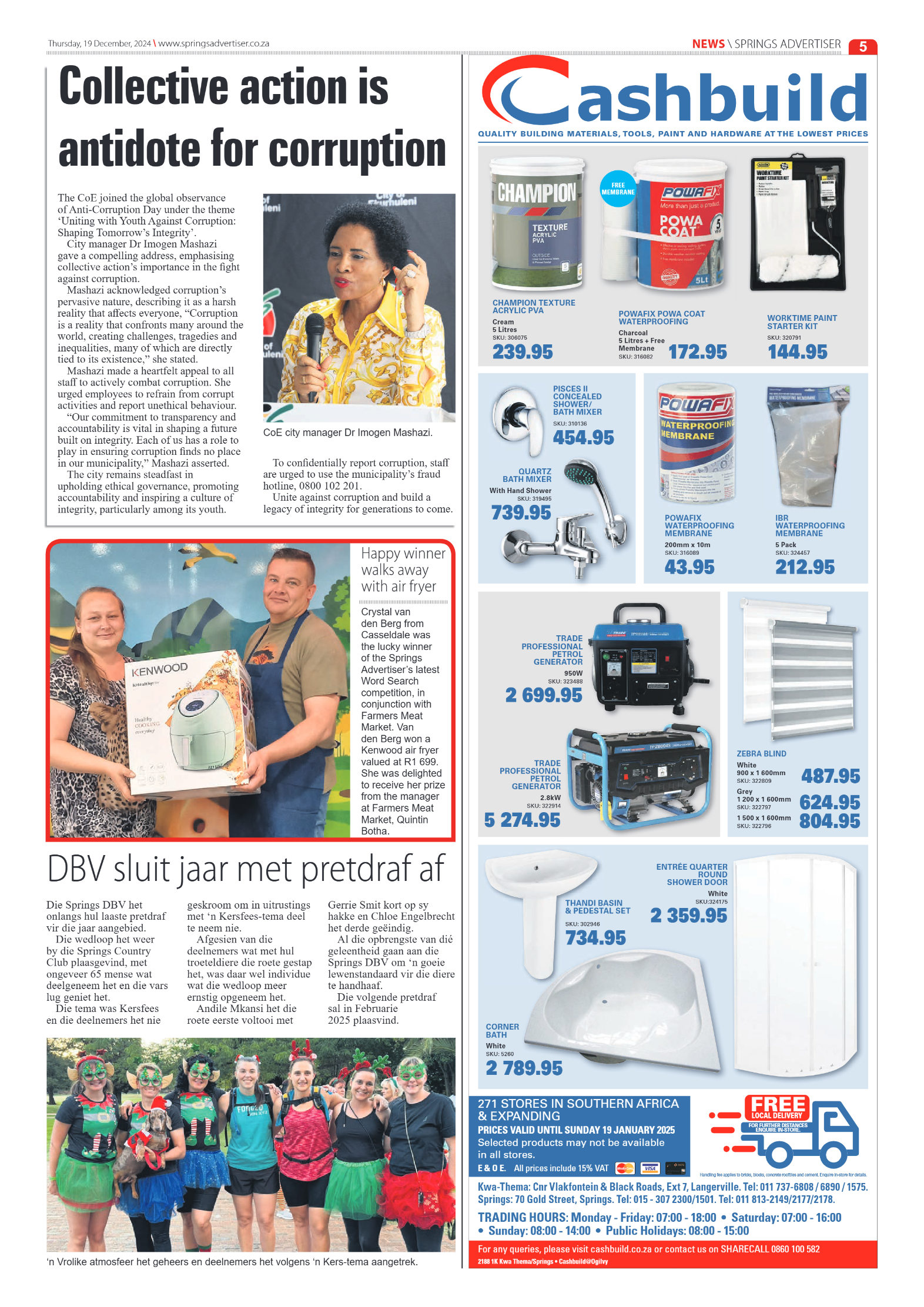 Springs Advertiser 19 December 2024 page 5