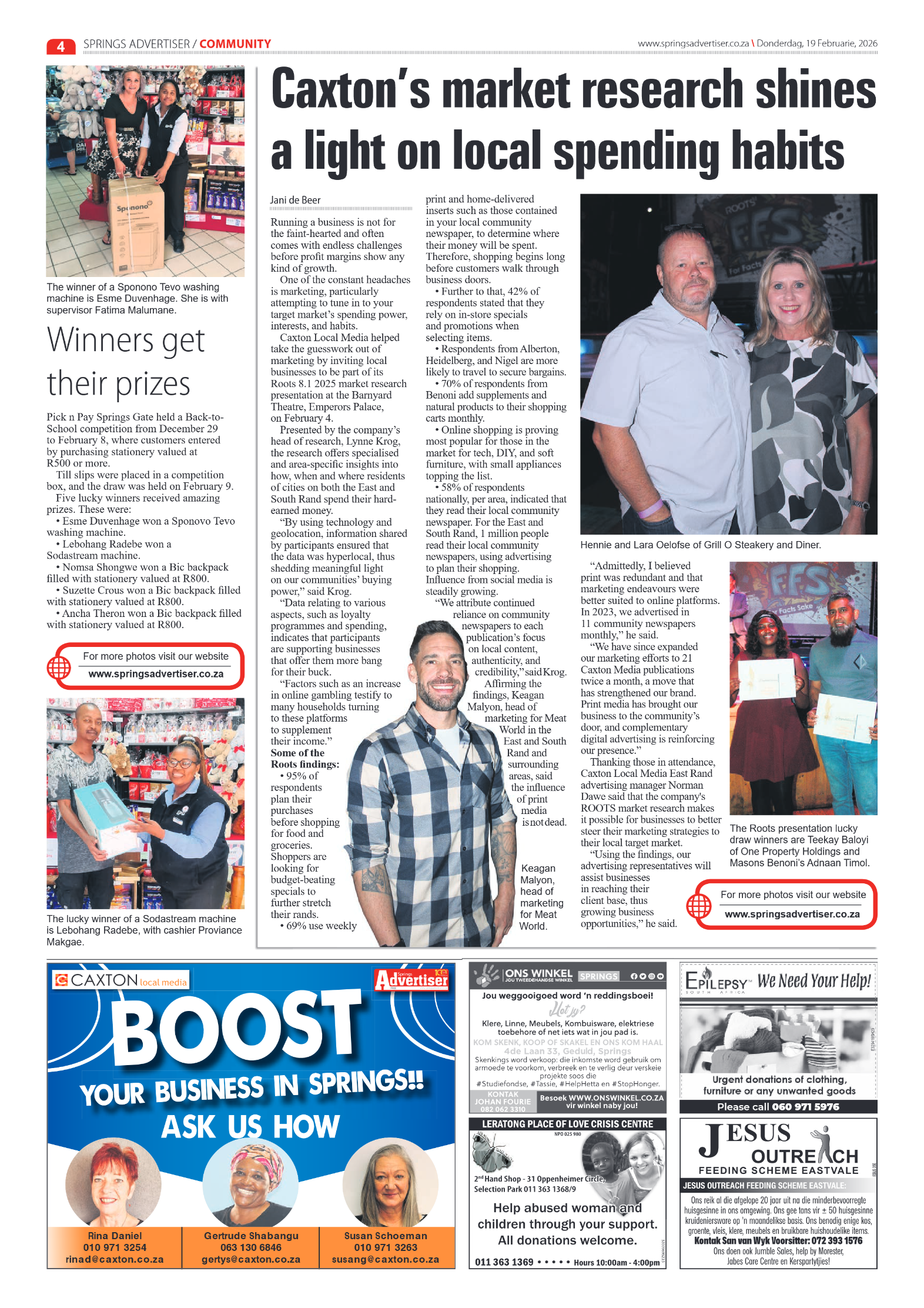 Springs Advertiser 19 February 2026 page 4