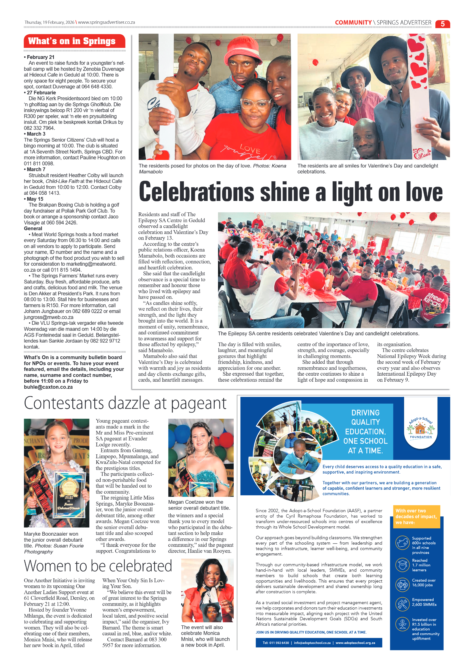Springs Advertiser 19 February 2026 page 5