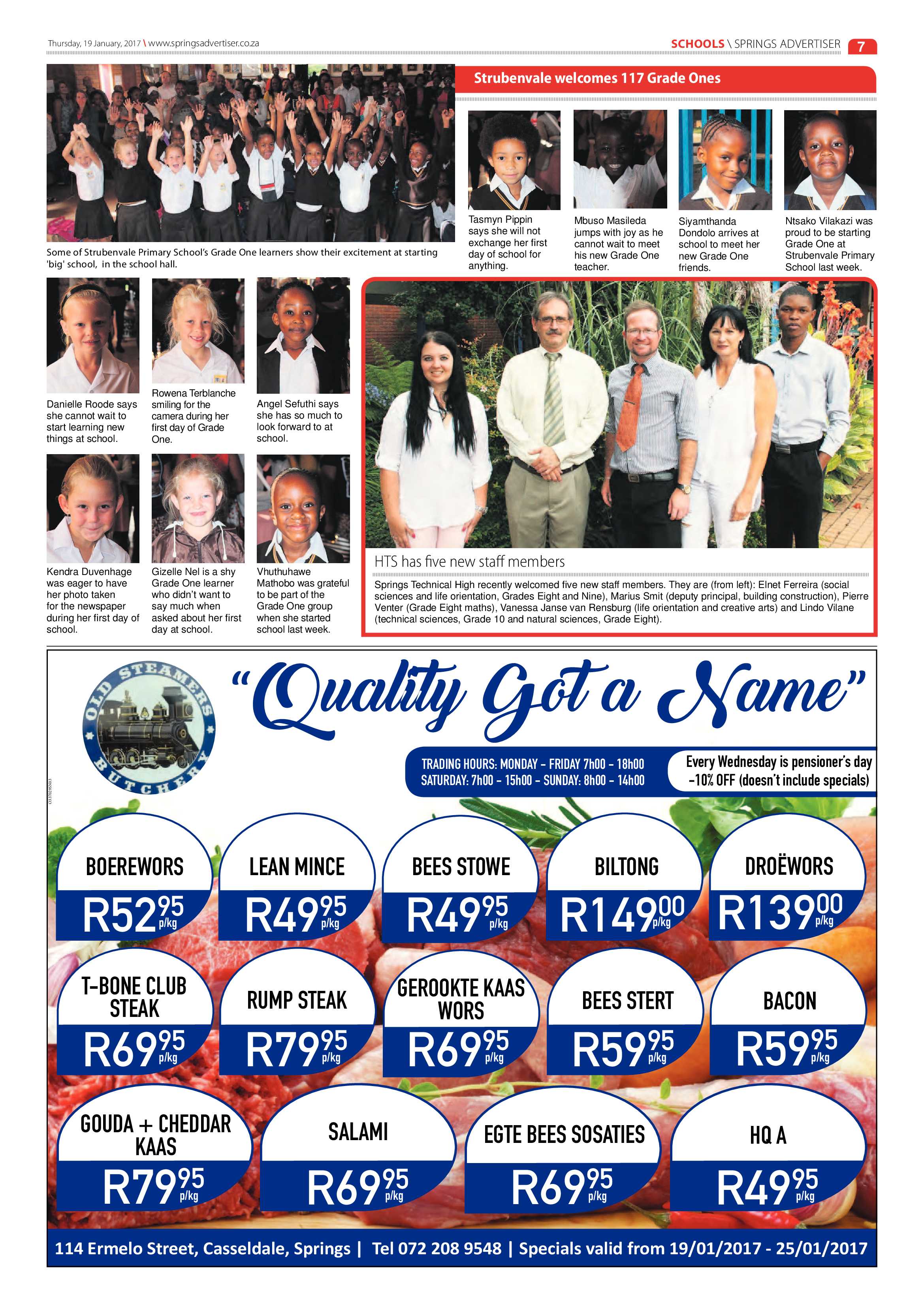 Springs Advertiser 19 January 2017 page 7