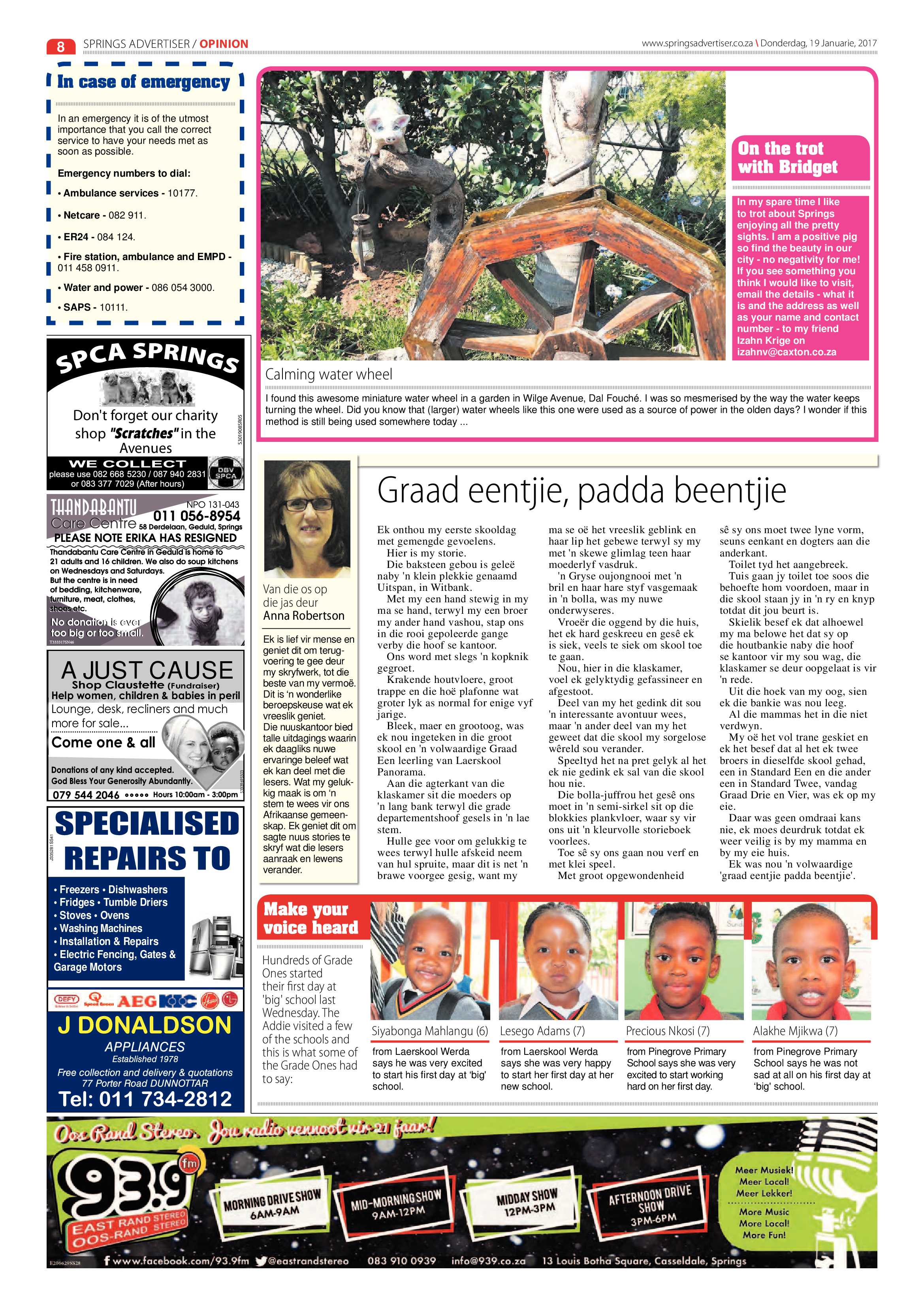 Springs Advertiser 19 January 2017 page 8