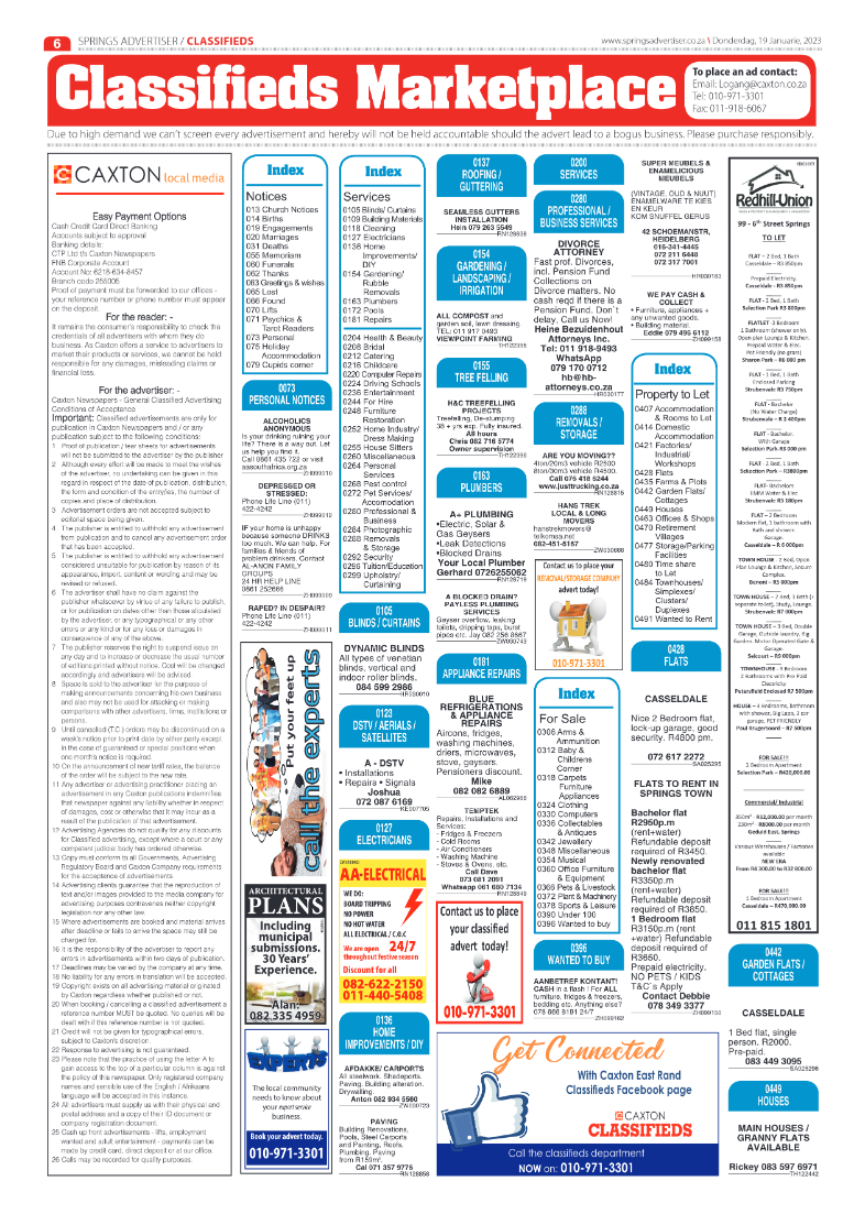 Springs Advertiser 19 January 2023 page 6