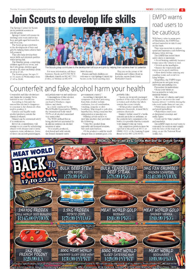 Springs Advertiser 19 January 2024 page 5