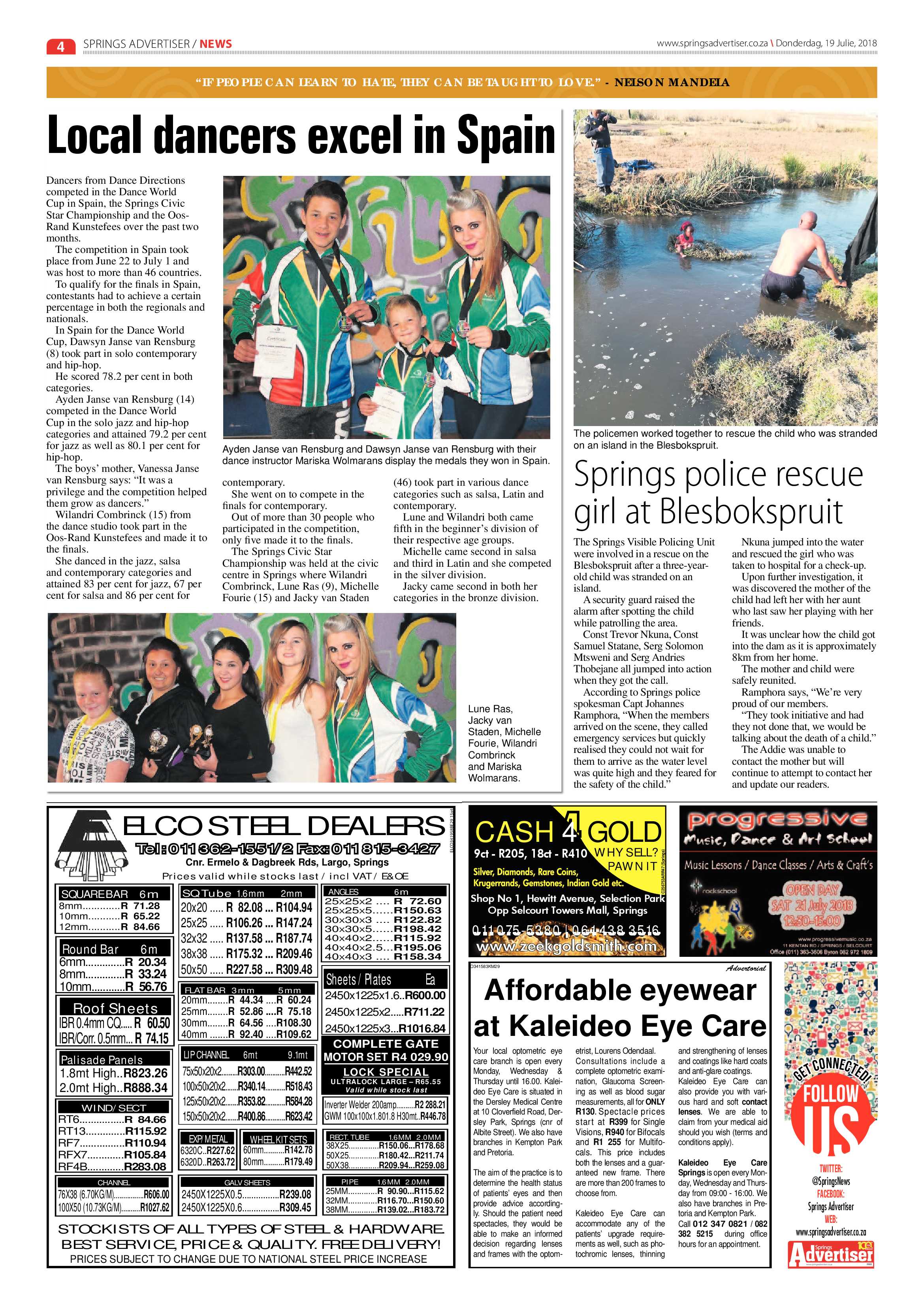 Springs Advertiser 19 July 2018 page 4