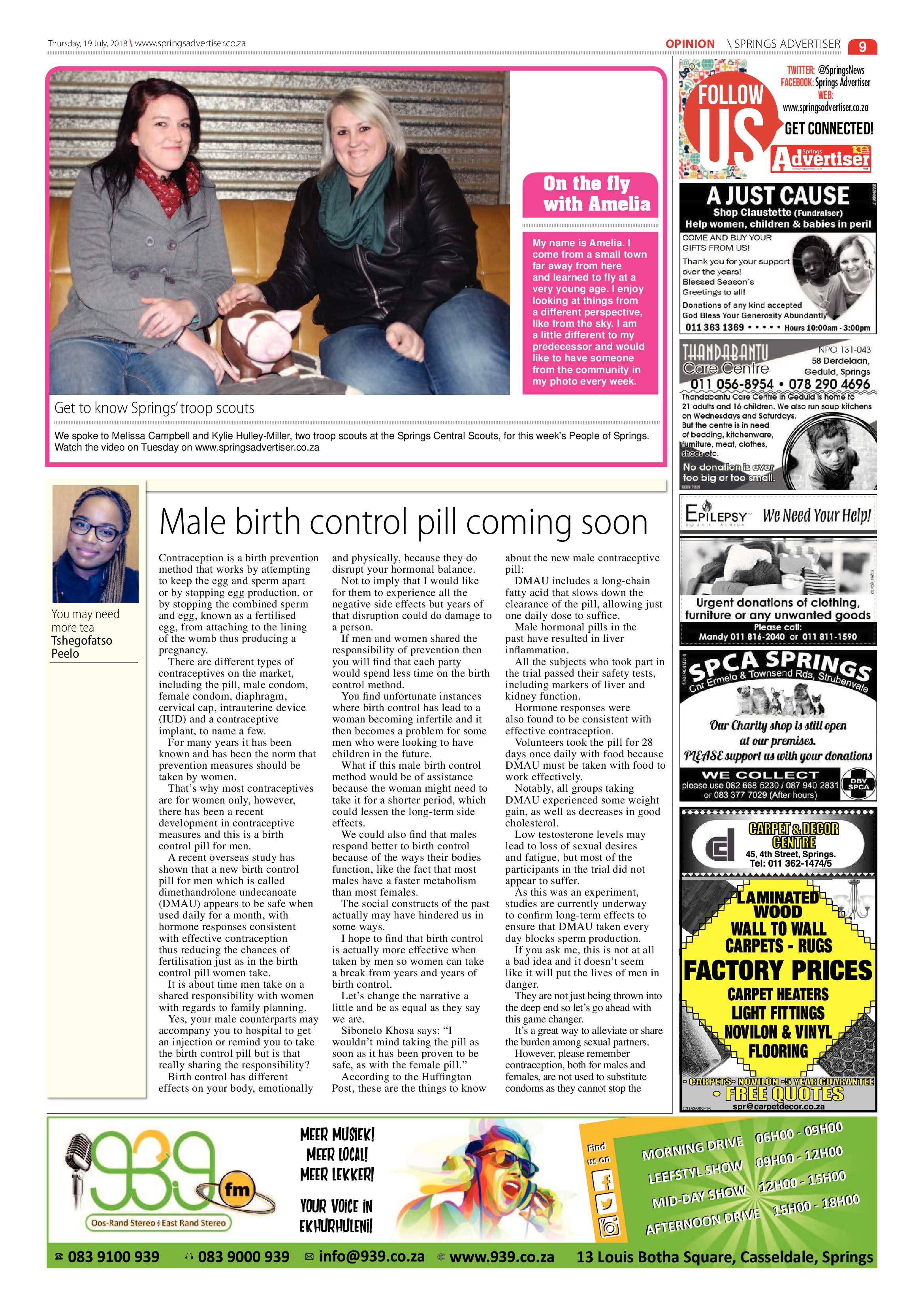 Springs Advertiser 19 July 2018 page 9