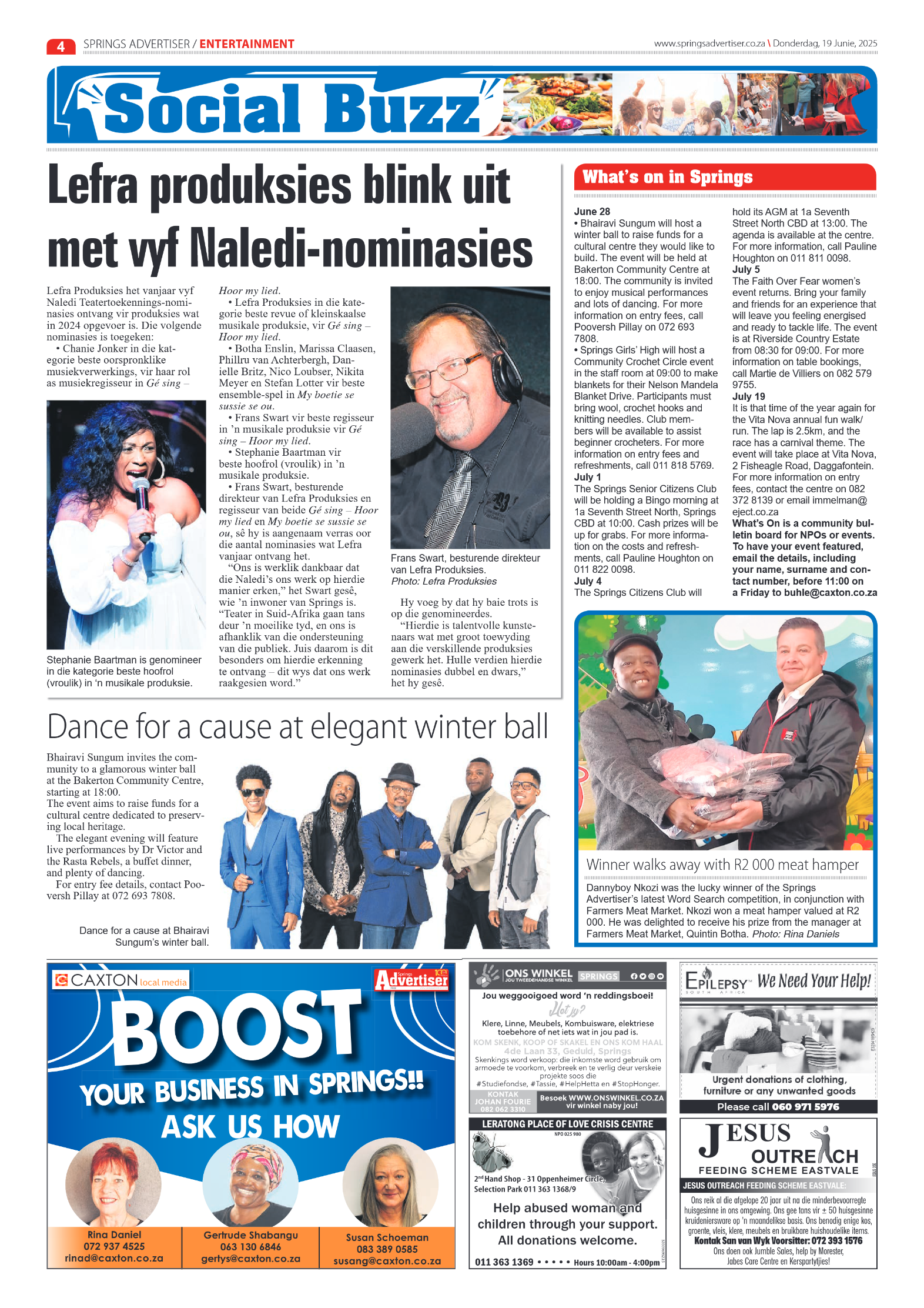 Springs Advertiser 19 June 2025 page 4