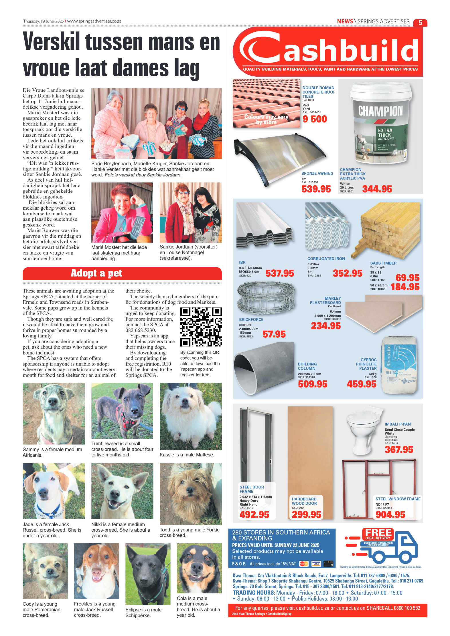 Springs Advertiser 19 June 2025 page 5