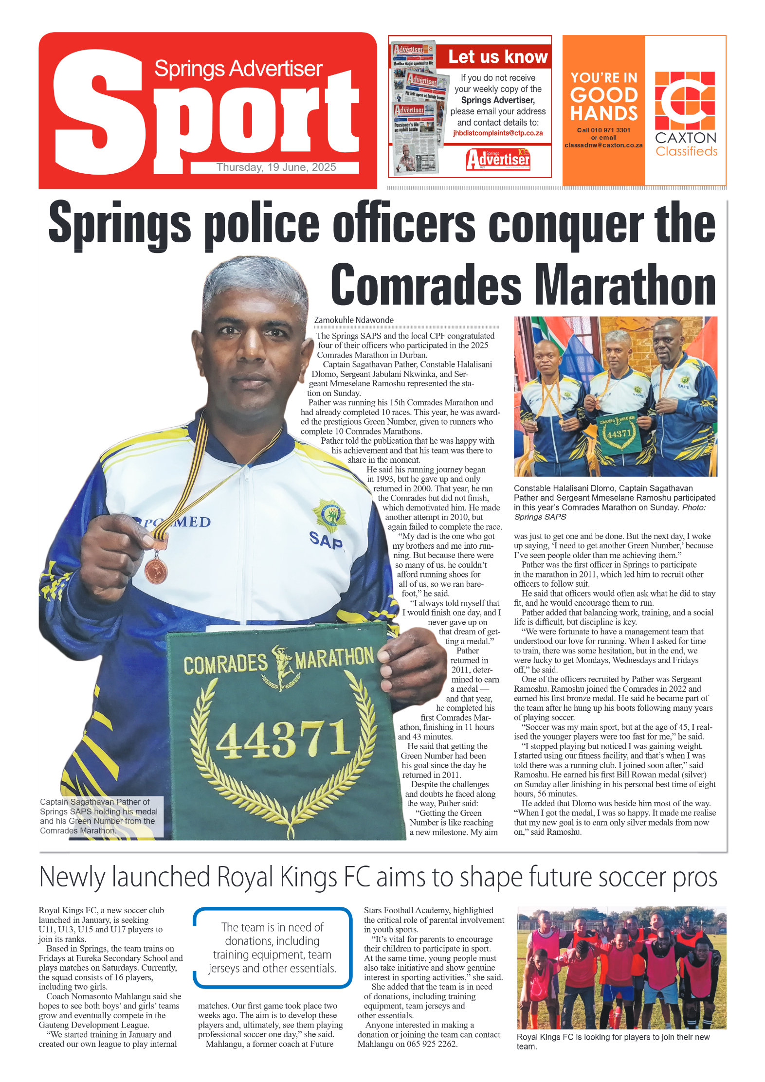 Springs Advertiser 19 June 2025 page 8