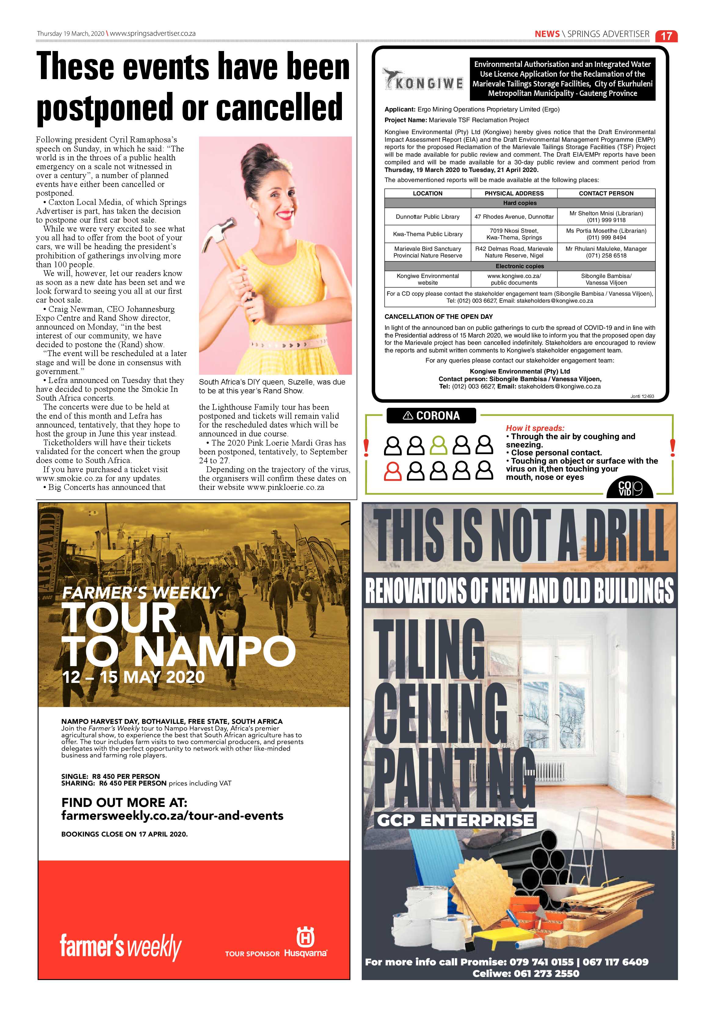 Springs Advertiser 19 March 2020 page 17