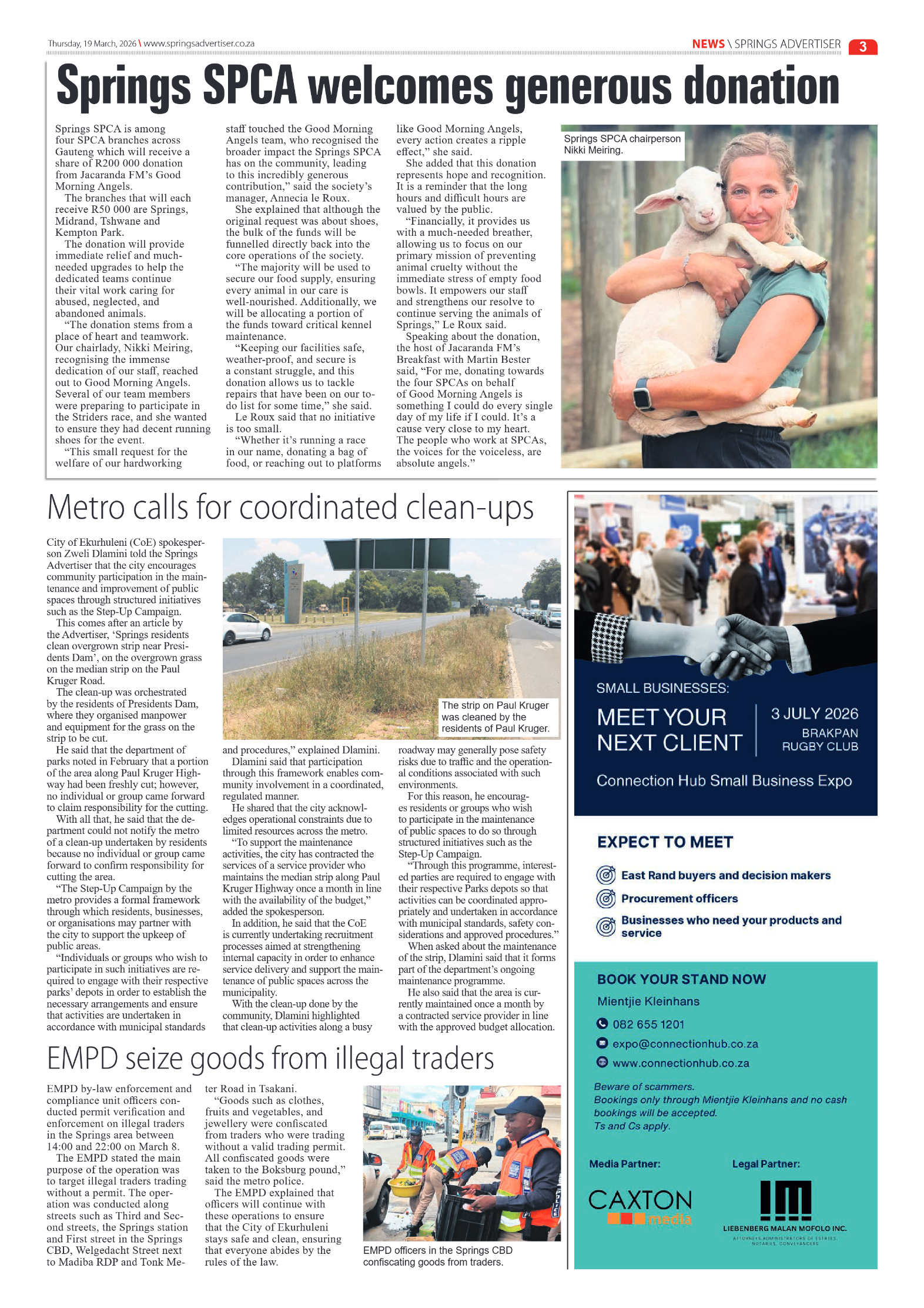 Springs Advertiser 19 March 2026 page 3