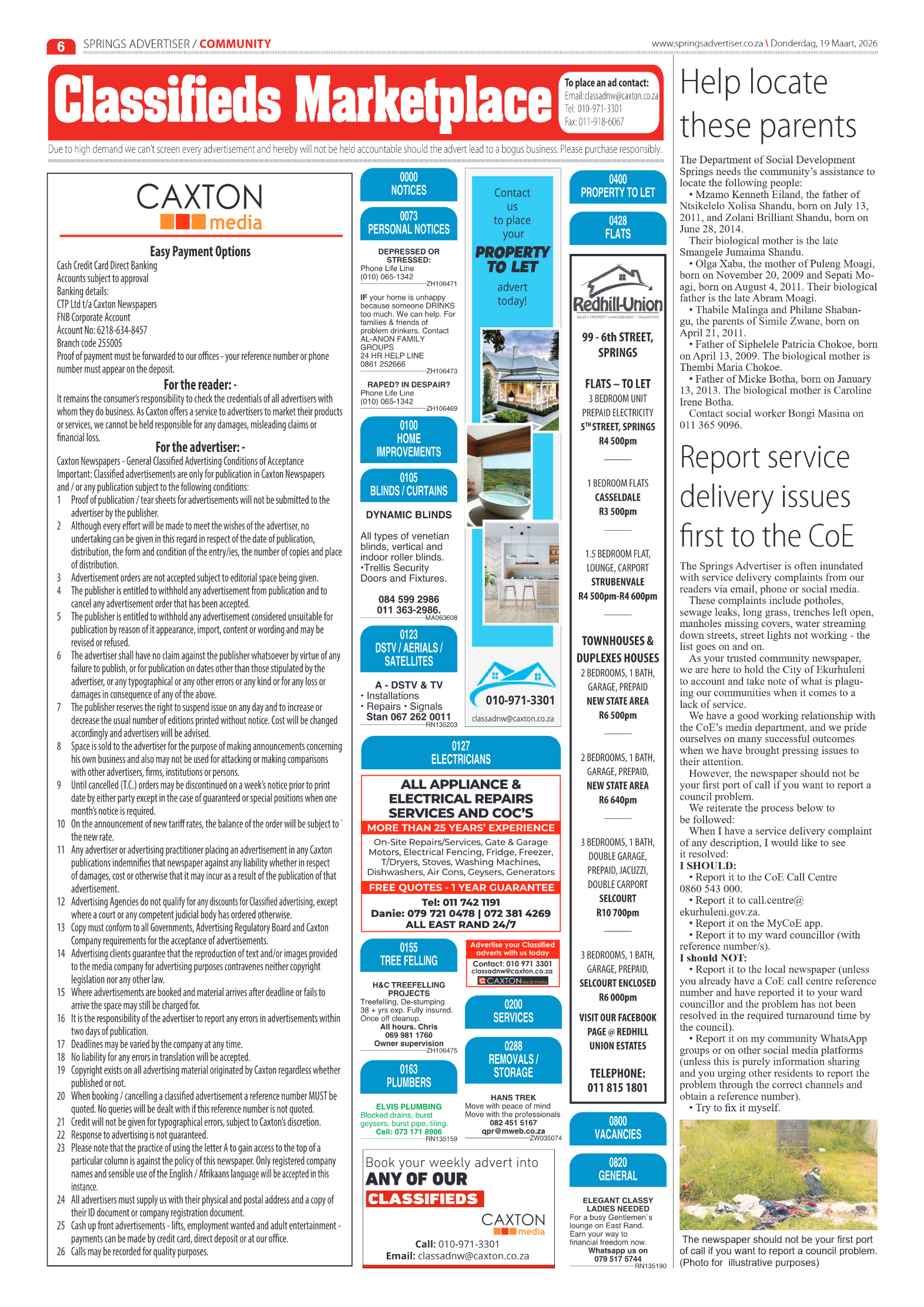 Springs Advertiser 19 March 2026 page 6