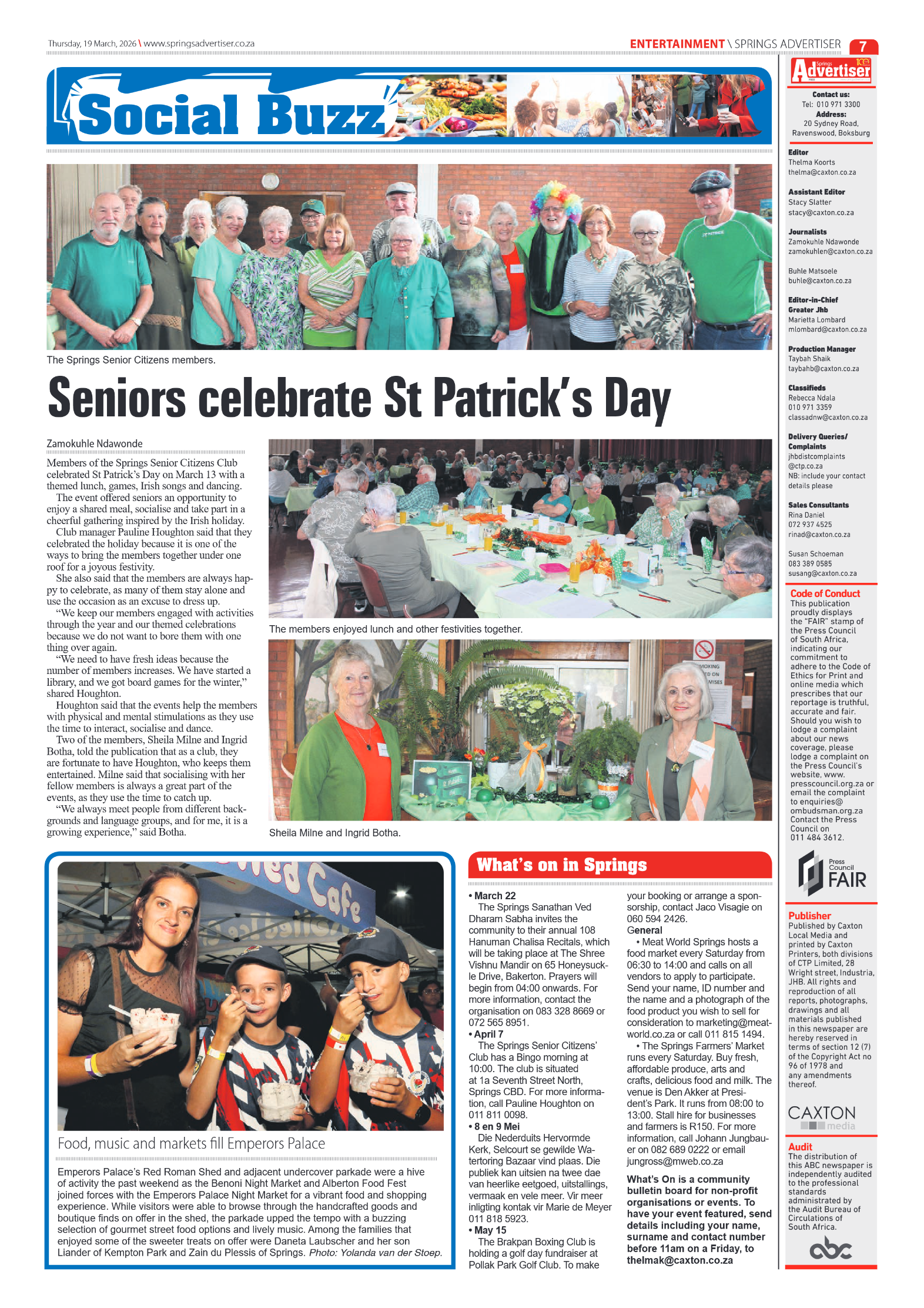 Springs Advertiser 19 March 2026 page 7