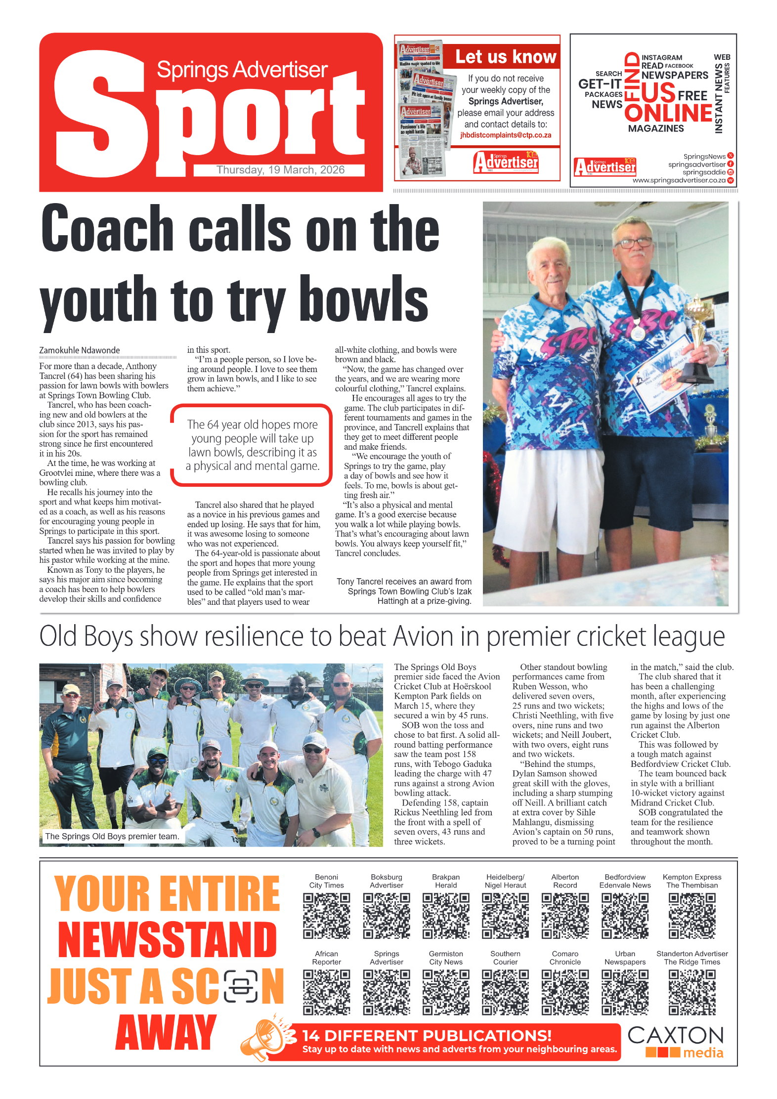 Springs Advertiser 19 March 2026 page 8
