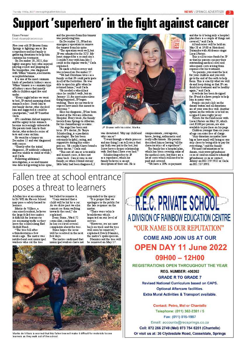 Springs Advertiser 19 May 2022 page 3
