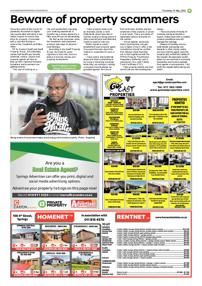 Springs Advertiser 19 May 2022 page 9