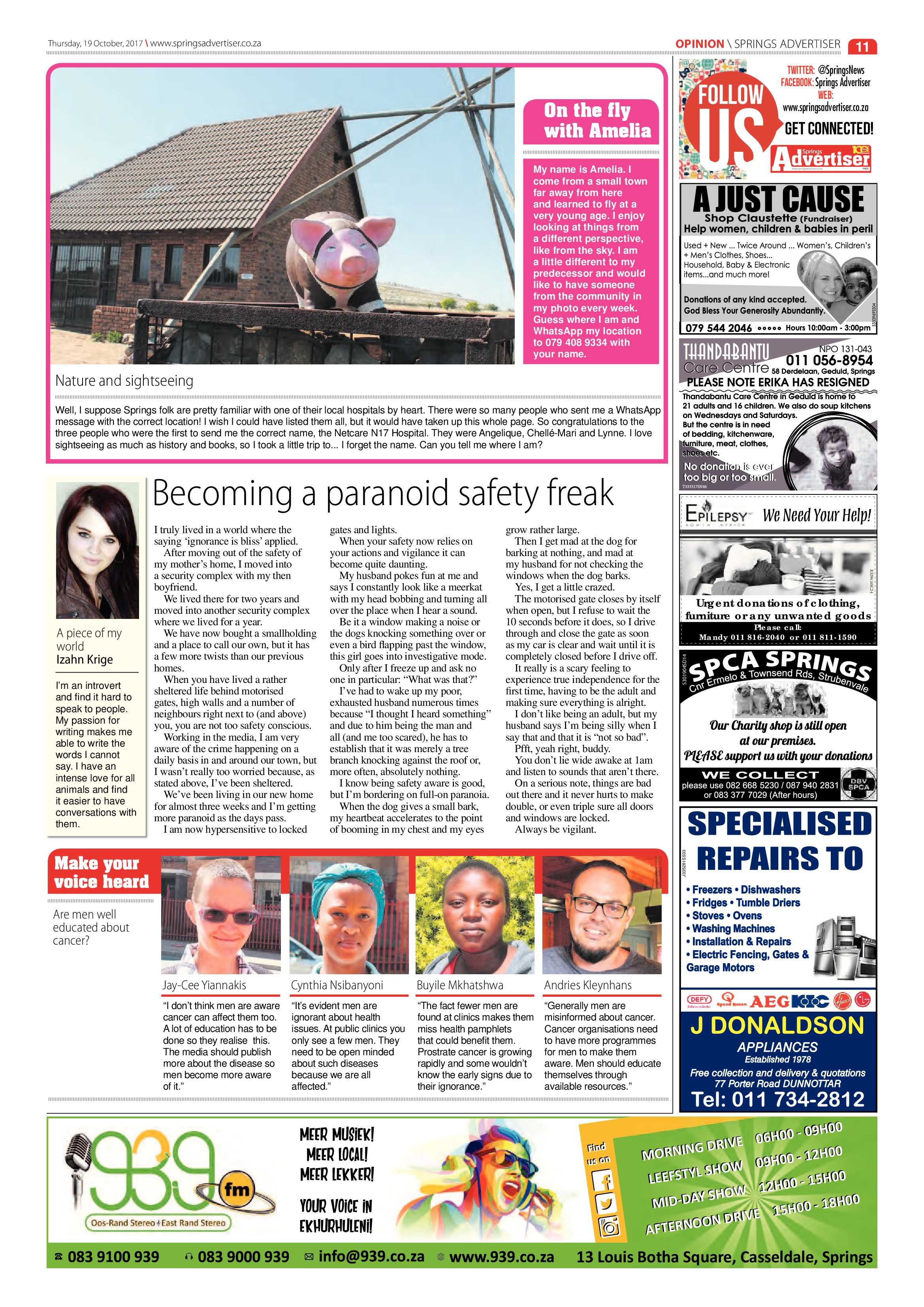 Springs Advertiser 19 October 2017 page 11