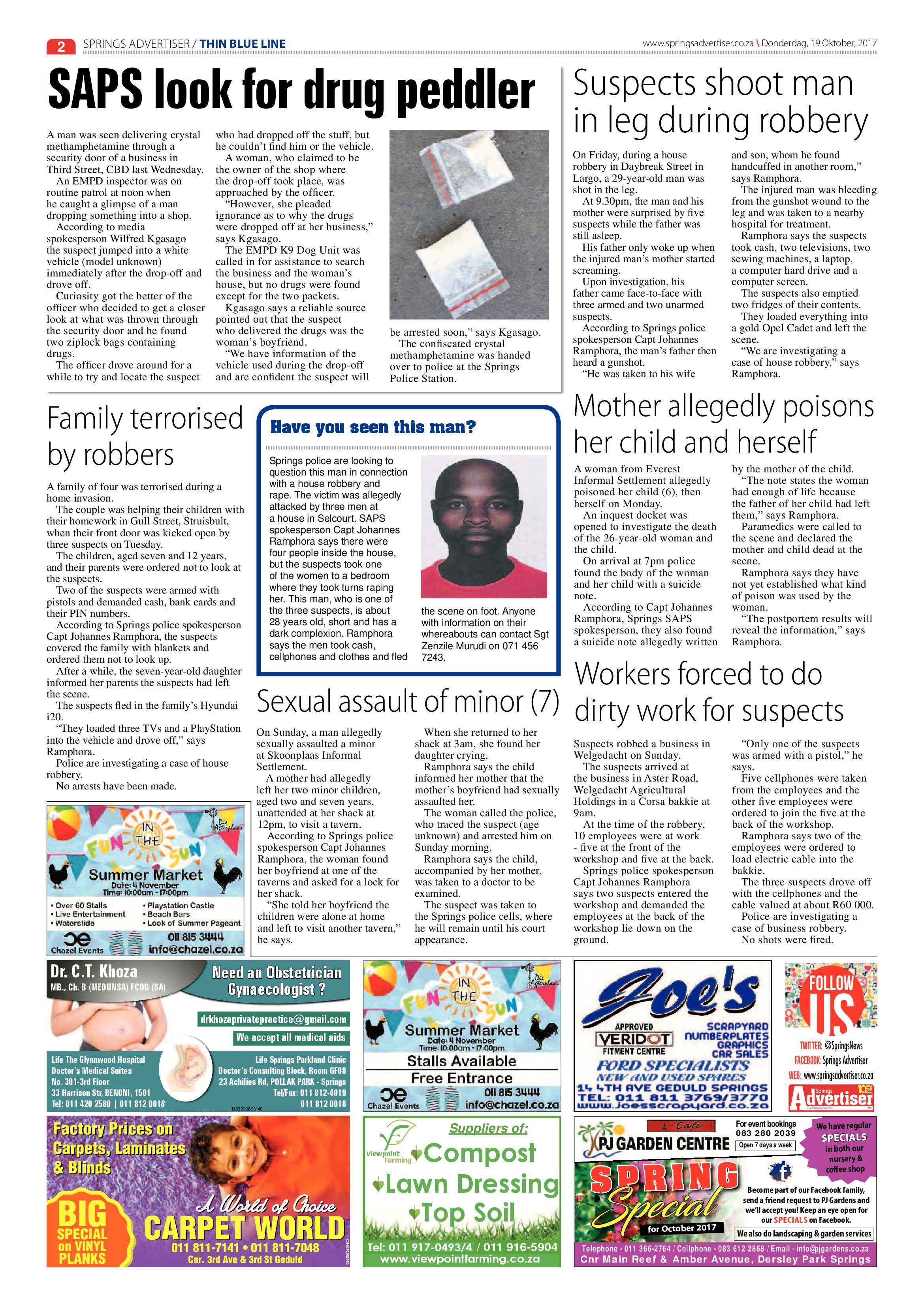 Springs Advertiser 19 October 2017 page 2
