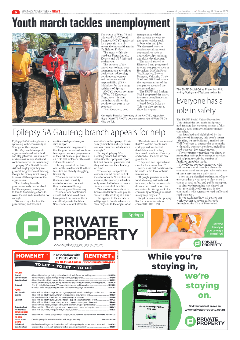 Springs Advertiser 19 October 2023 page 6
