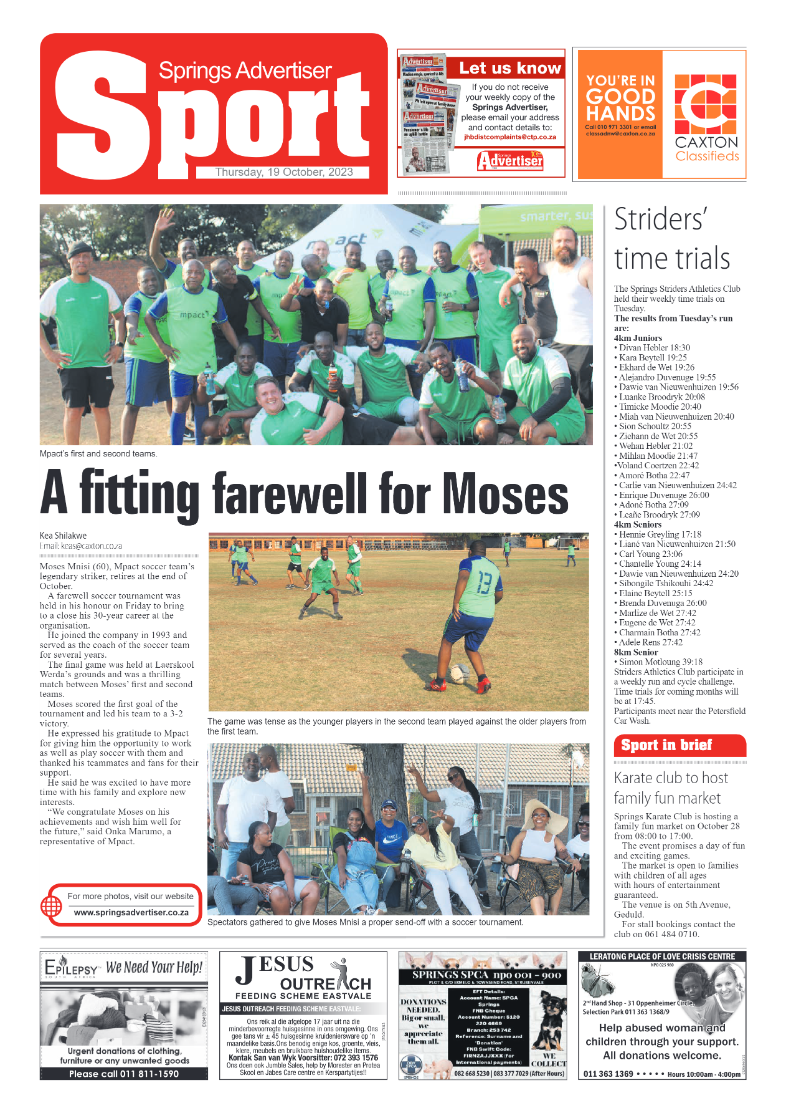 Springs Advertiser 19 October 2023 page 8