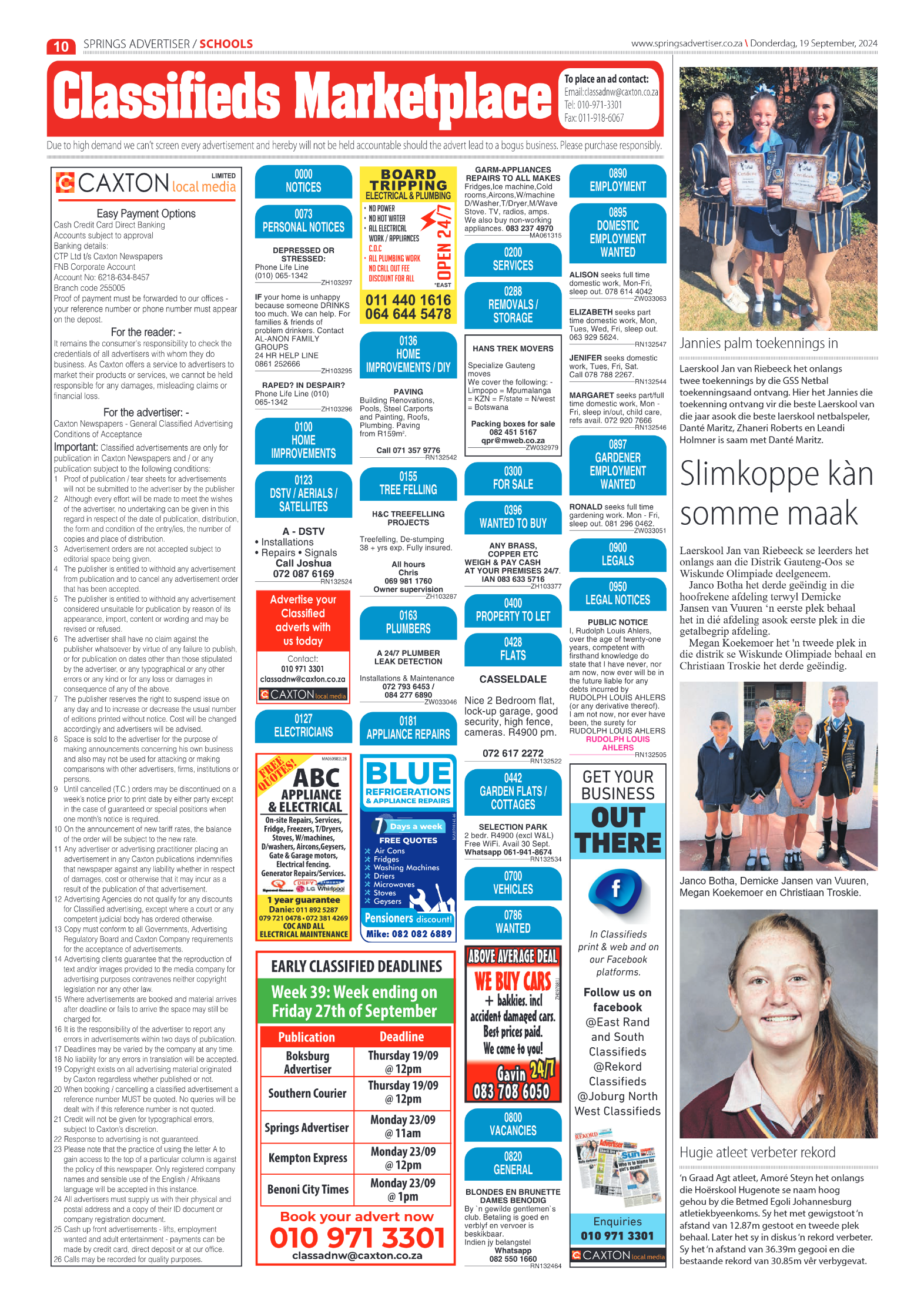 Springs Advertiser 19 September 2024 page 10