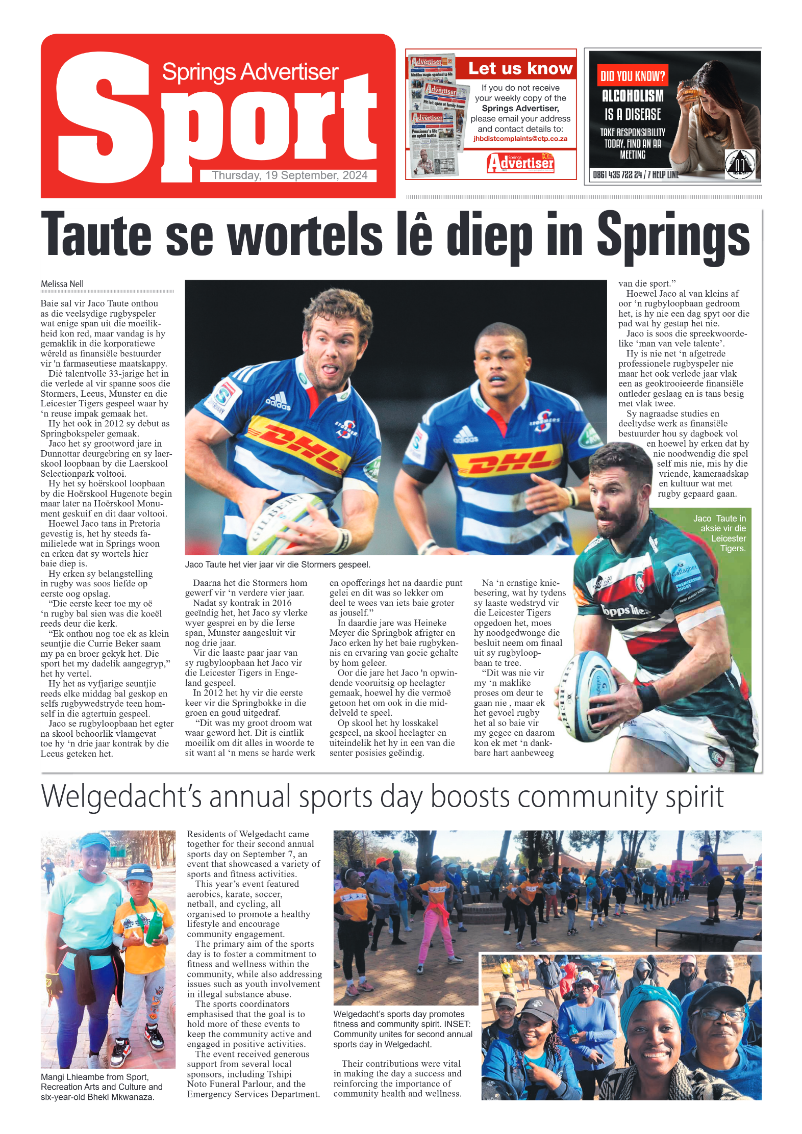 Springs Advertiser 19 September 2024 page 12