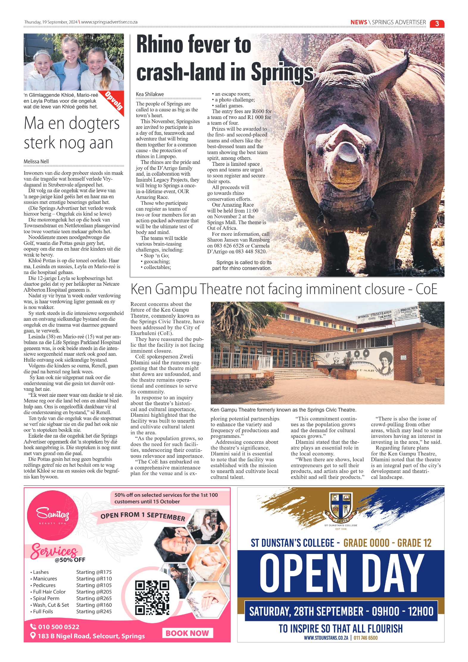 Springs Advertiser 19 September 2024 page 3