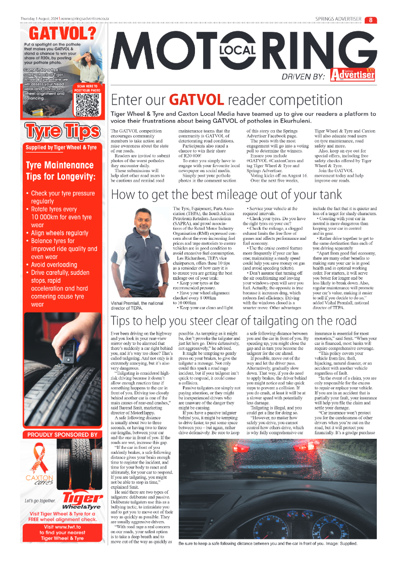 Springs Advertiser 1 August 2024 page 16