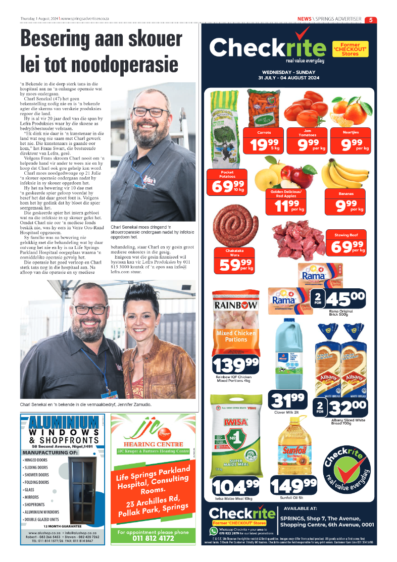 Springs Advertiser 1 August 2024 page 5