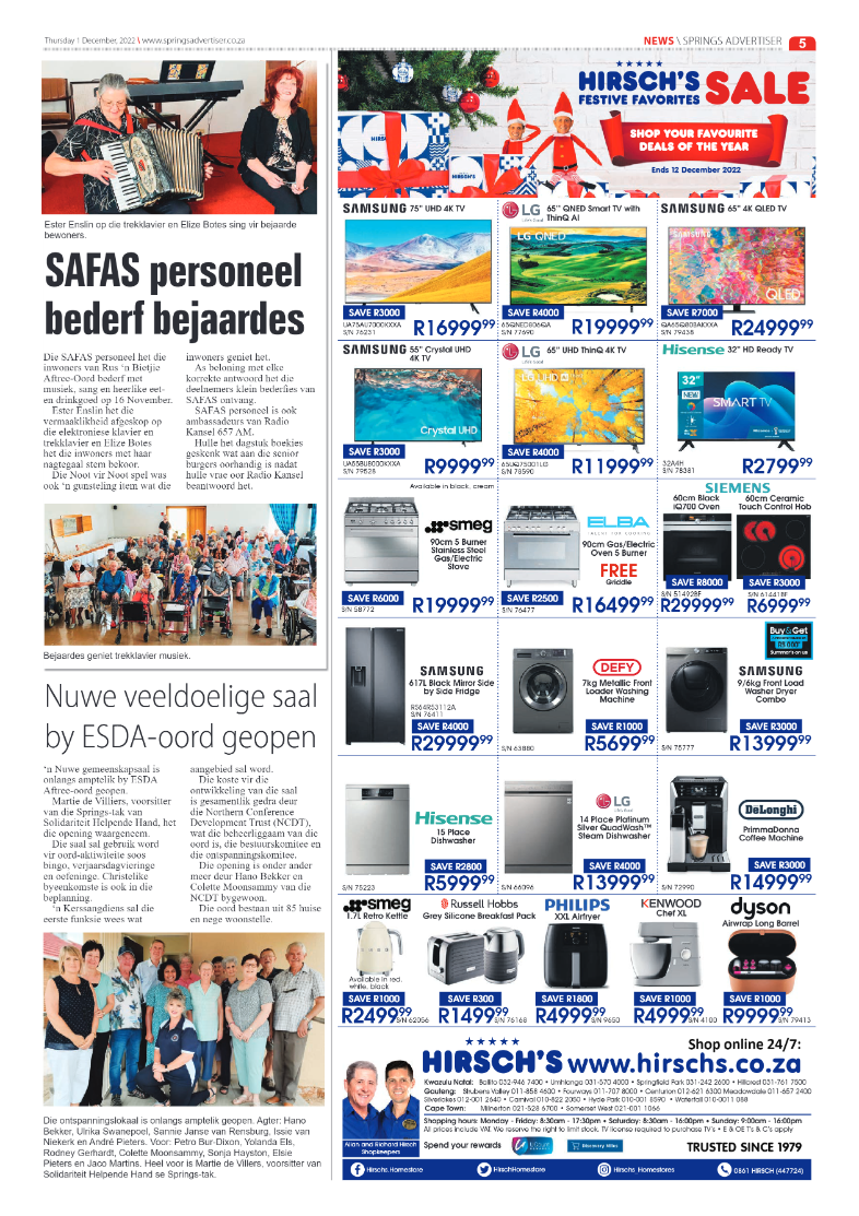 Springs Advertiser 1 Dec 2022 page 5