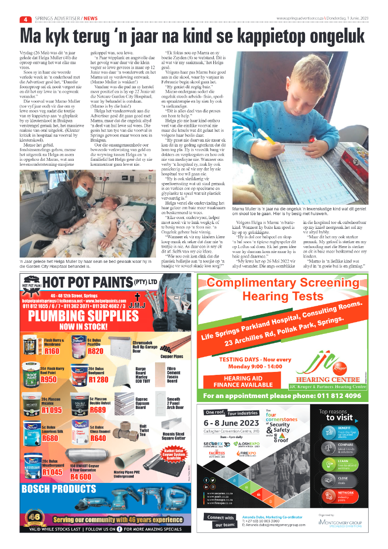 Springs Advertiser 1 June 2023 page 4