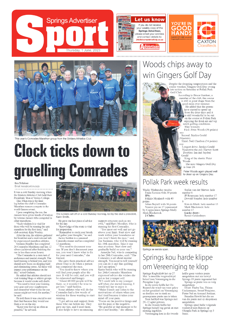 Springs Advertiser 1 June 2023 page 8