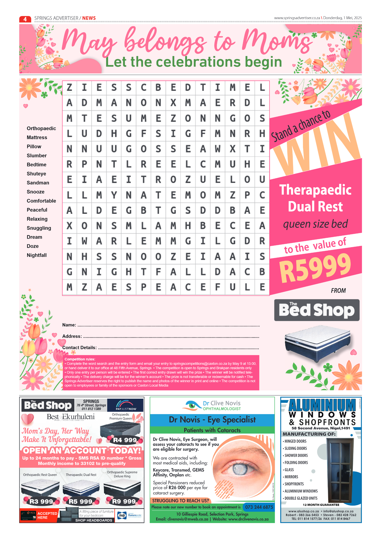 Springs Advertiser 1 May 2025 page 4