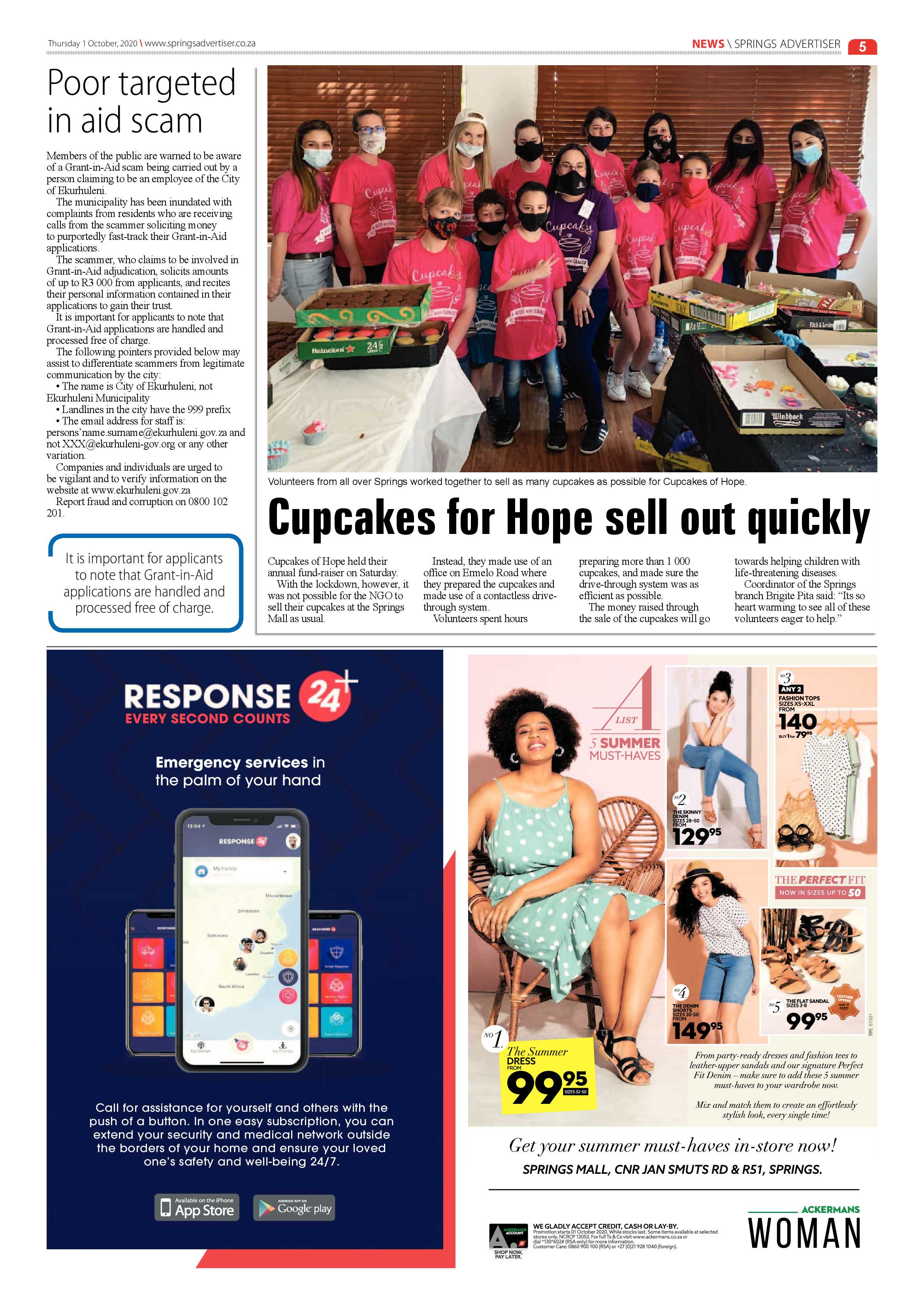 Springs Advertiser 1 October 2020 page 5