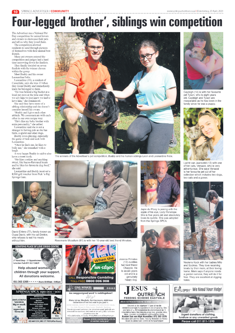 Springs Advertiser 20 April 2023 page 10