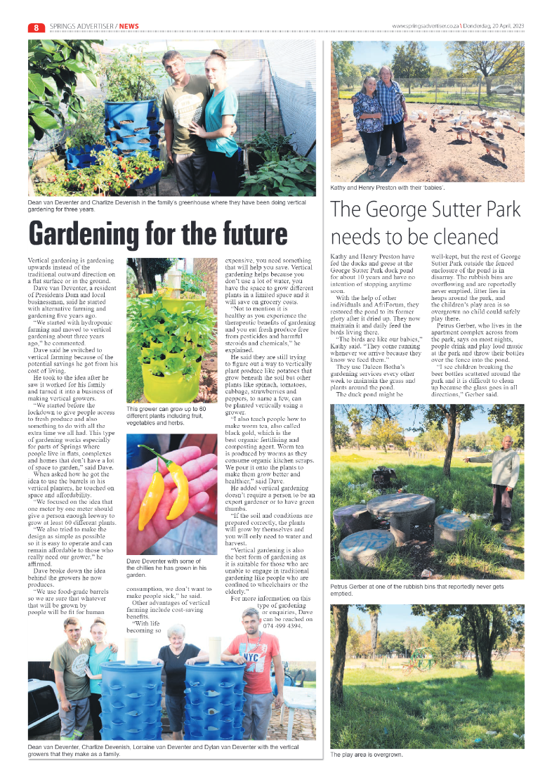 Springs Advertiser 20 April 2023 page 8