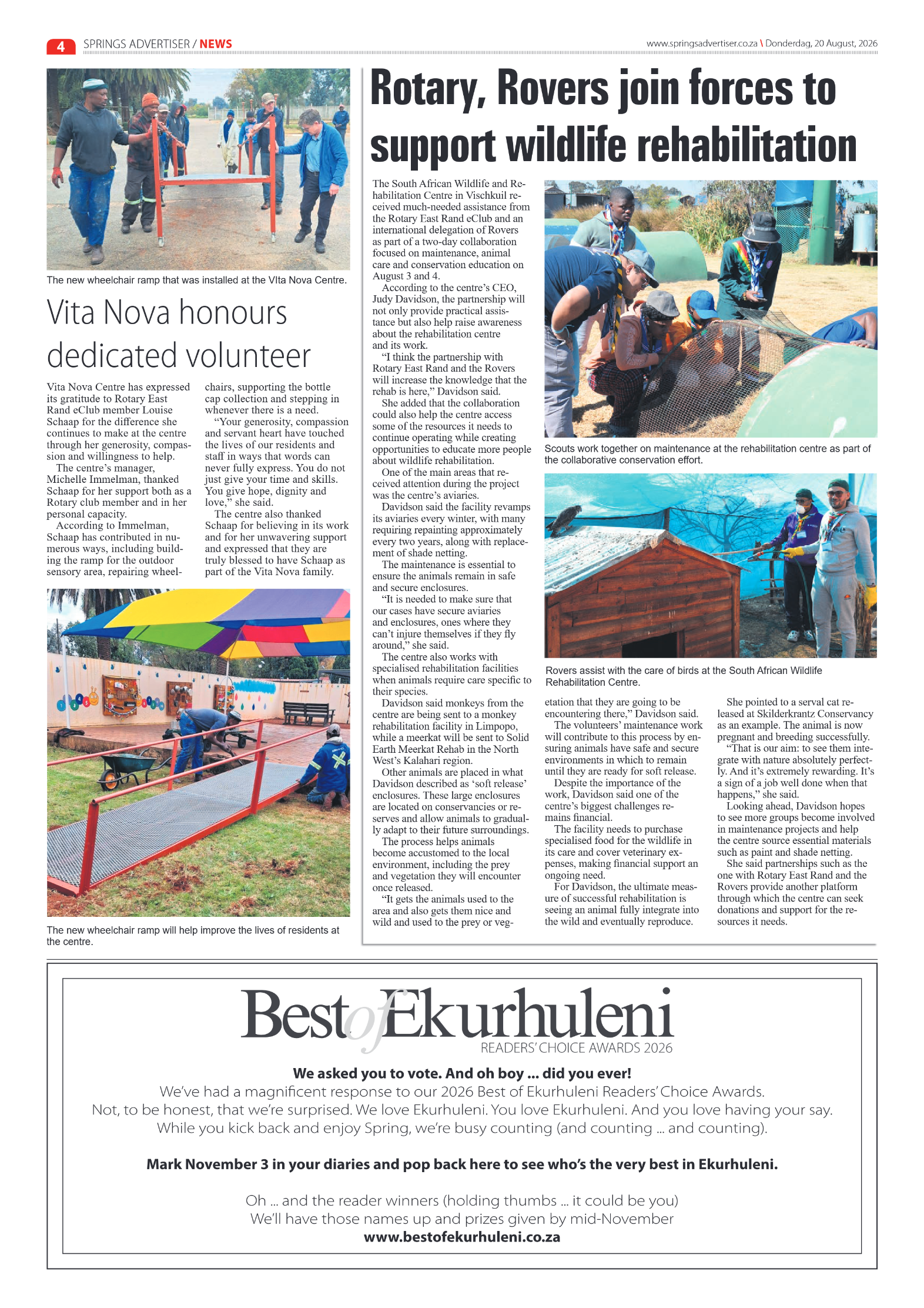 Springs Advertiser 20 August 2026 page 4