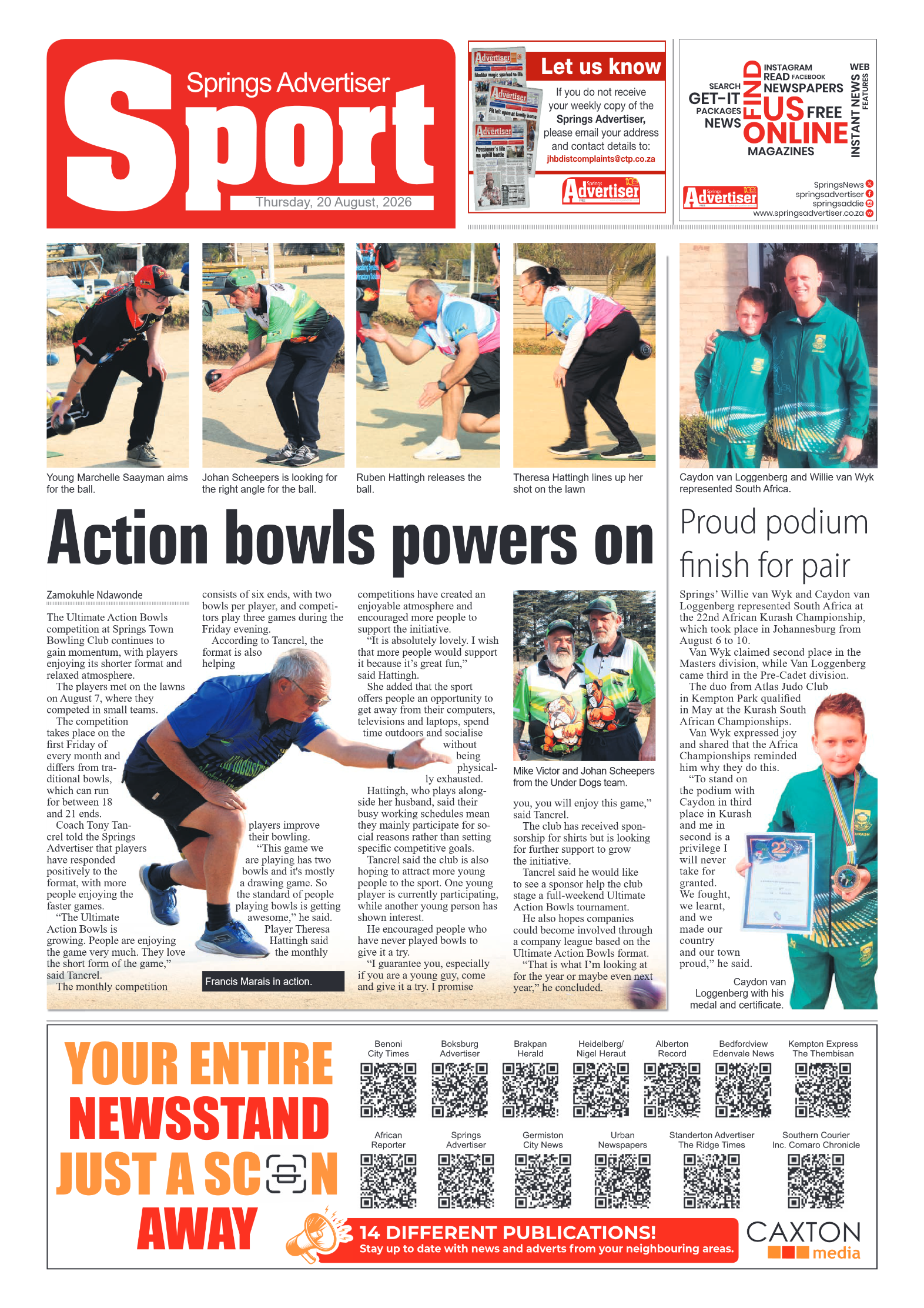 Springs Advertiser 20 August 2026 page 8