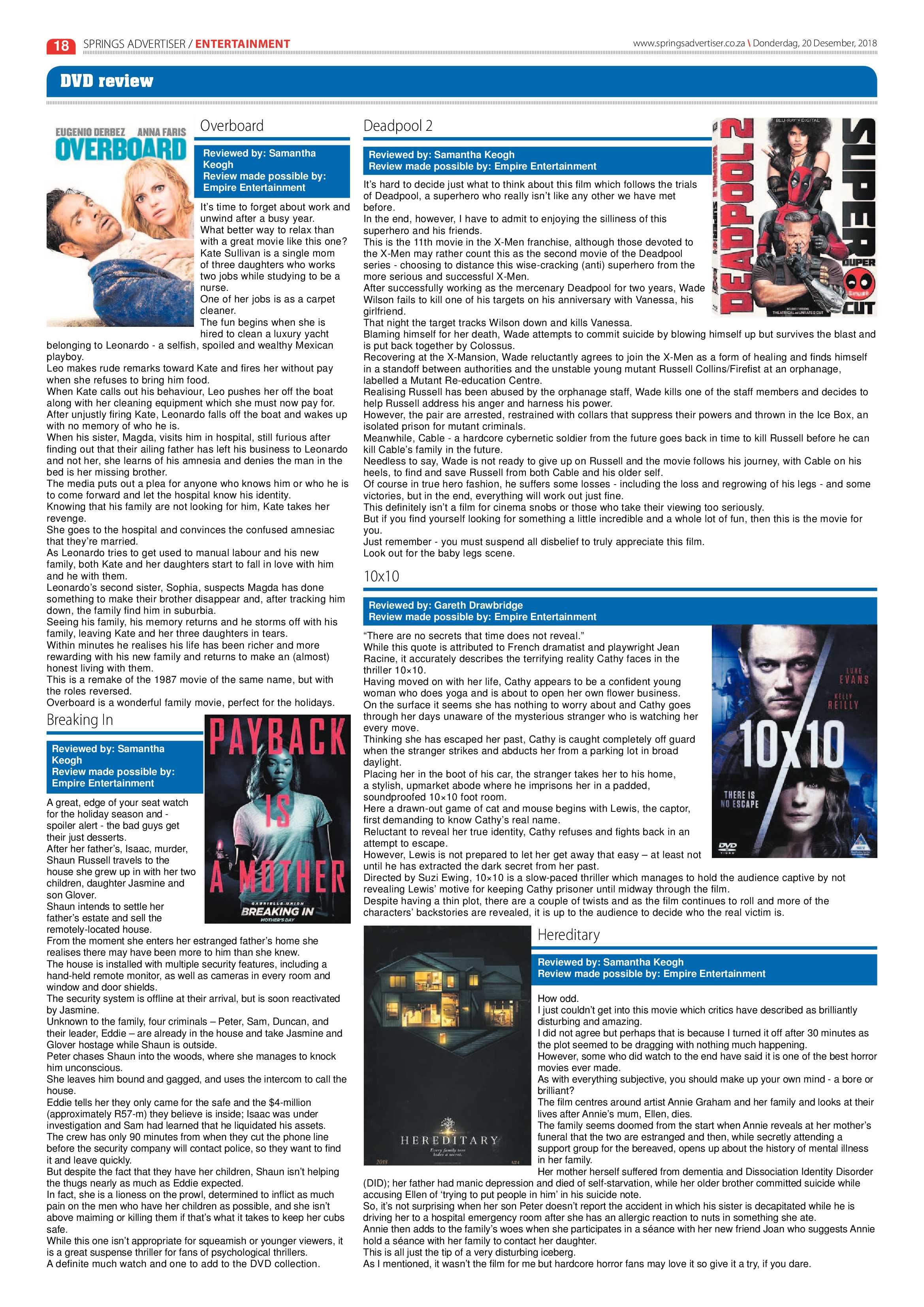 Springs Advertiser 20 December 2018 page 18