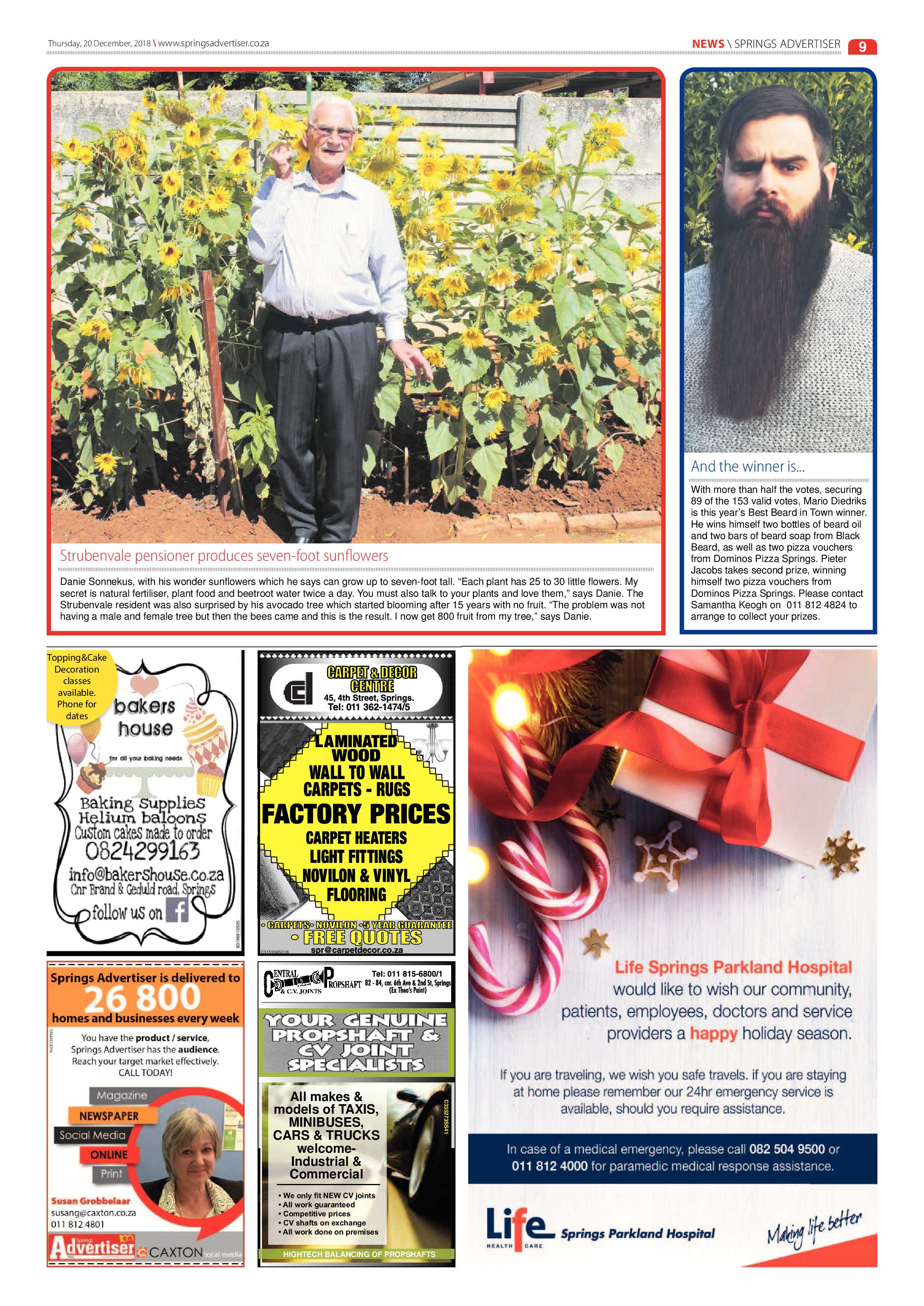 Springs Advertiser 20 December 2018 page 9