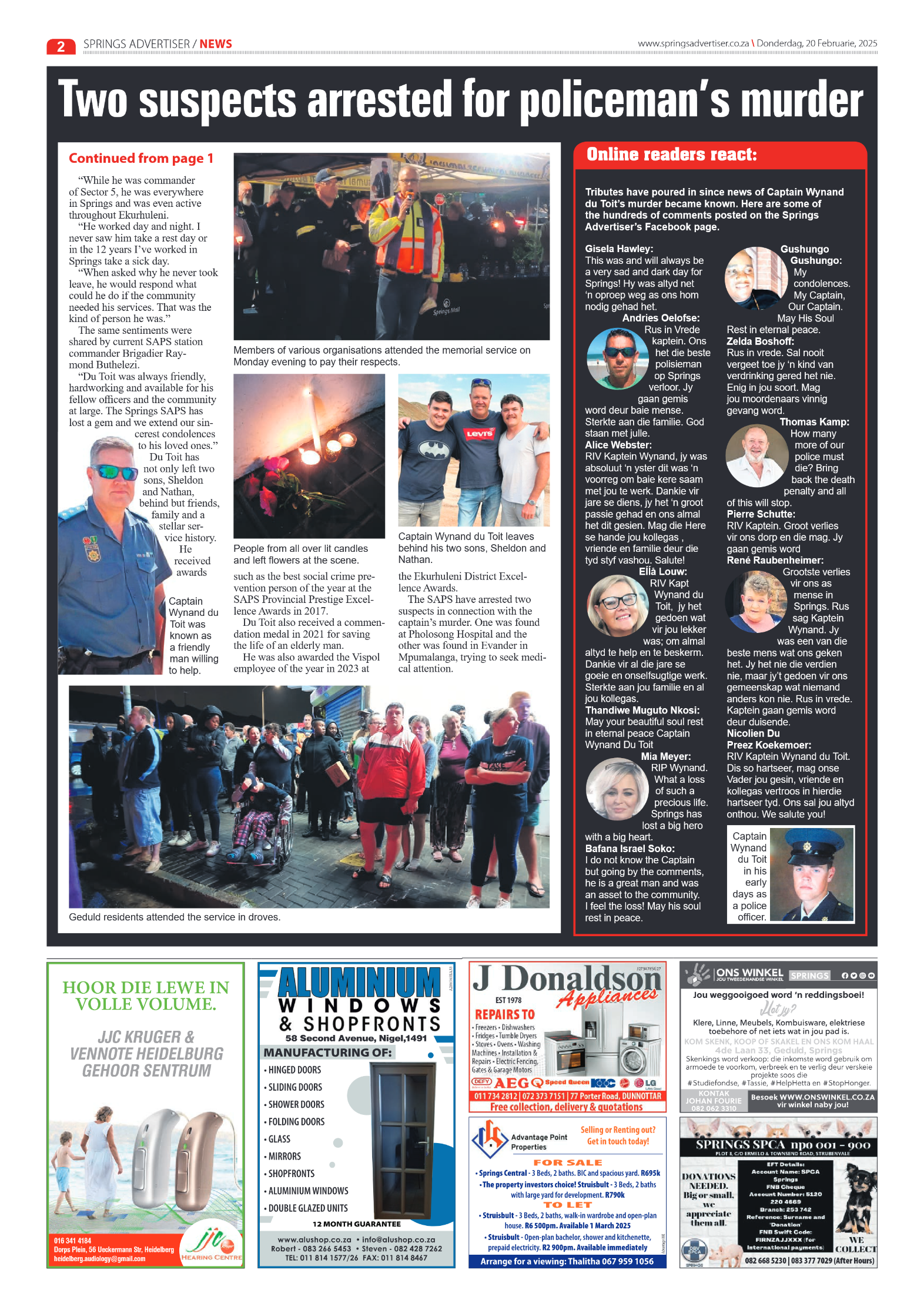Springs Advertiser 20 February 2025 page 2