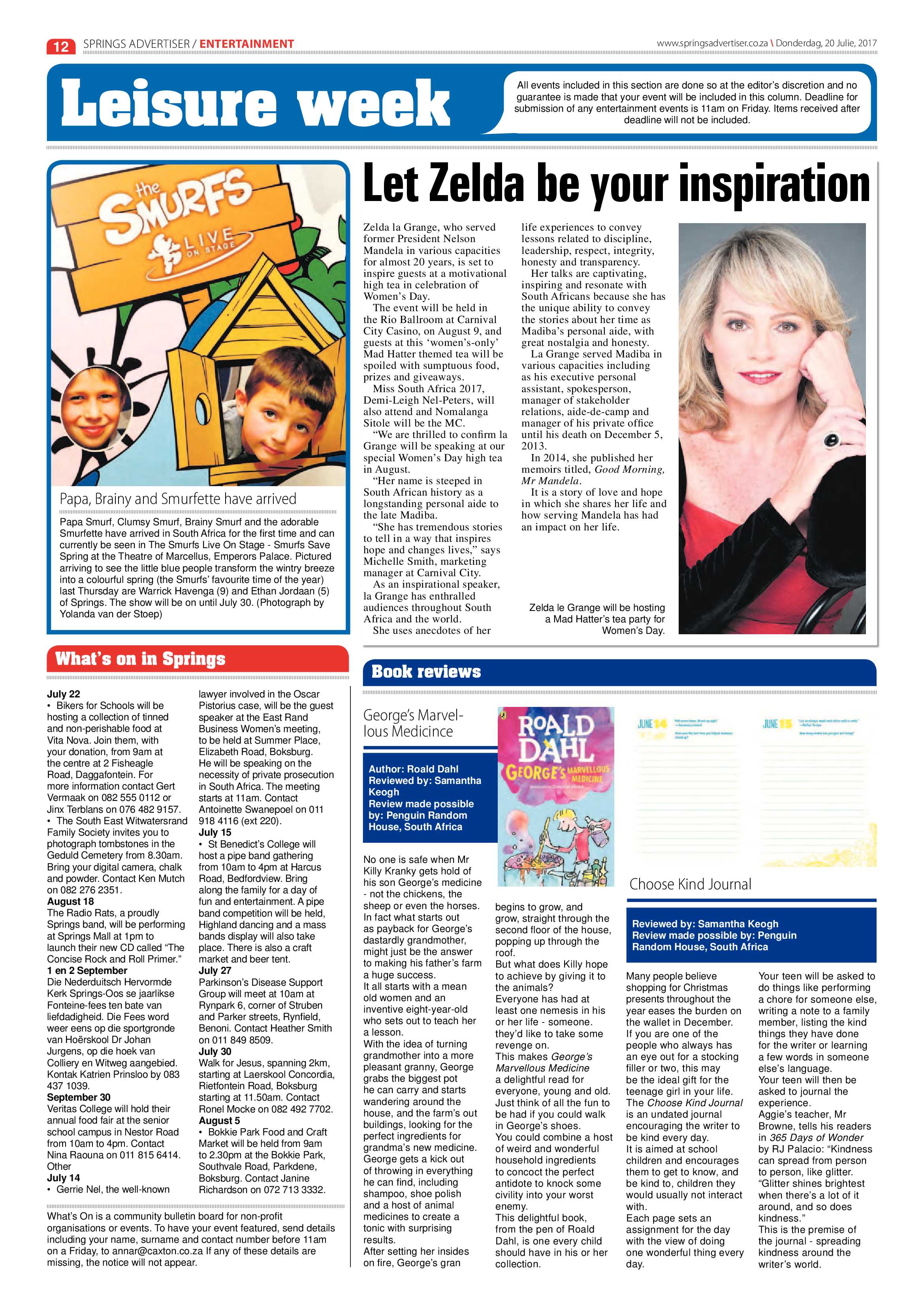 Springs Advertiser 20 July 2017 page 12