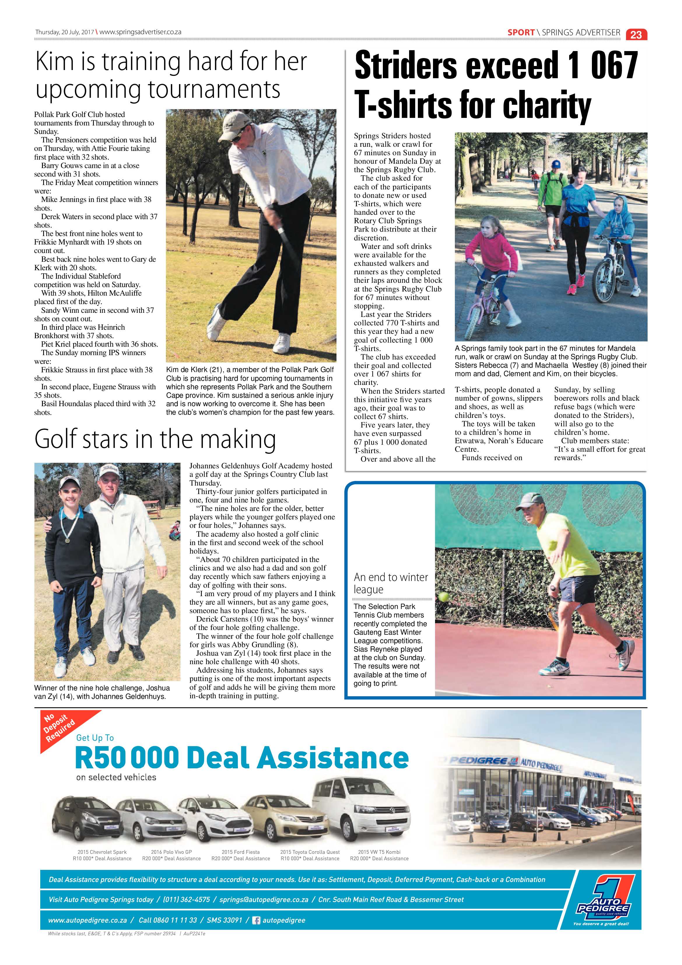 Springs Advertiser 20 July 2017 page 23