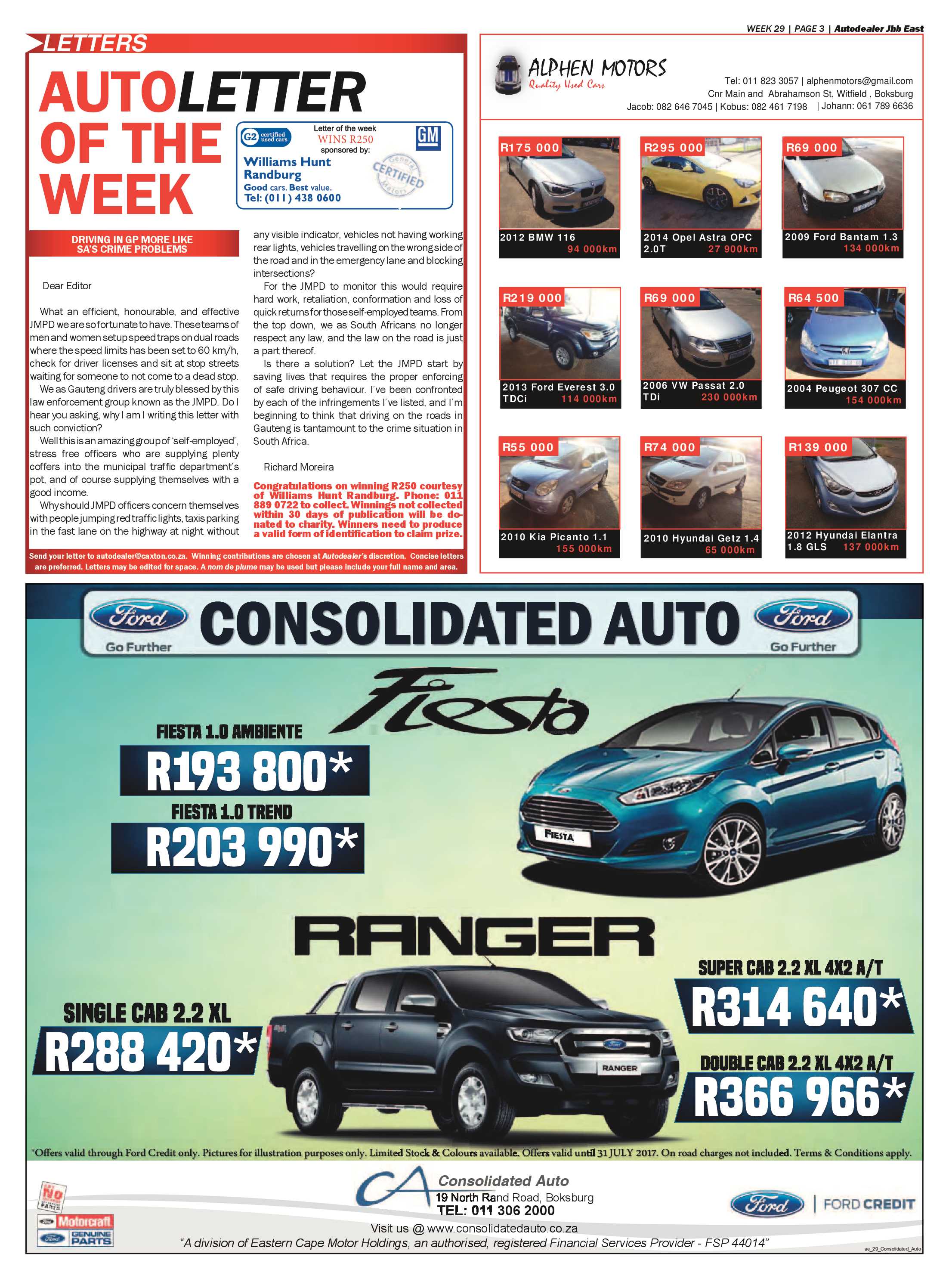 Springs Advertiser 20 July 2017 page 27