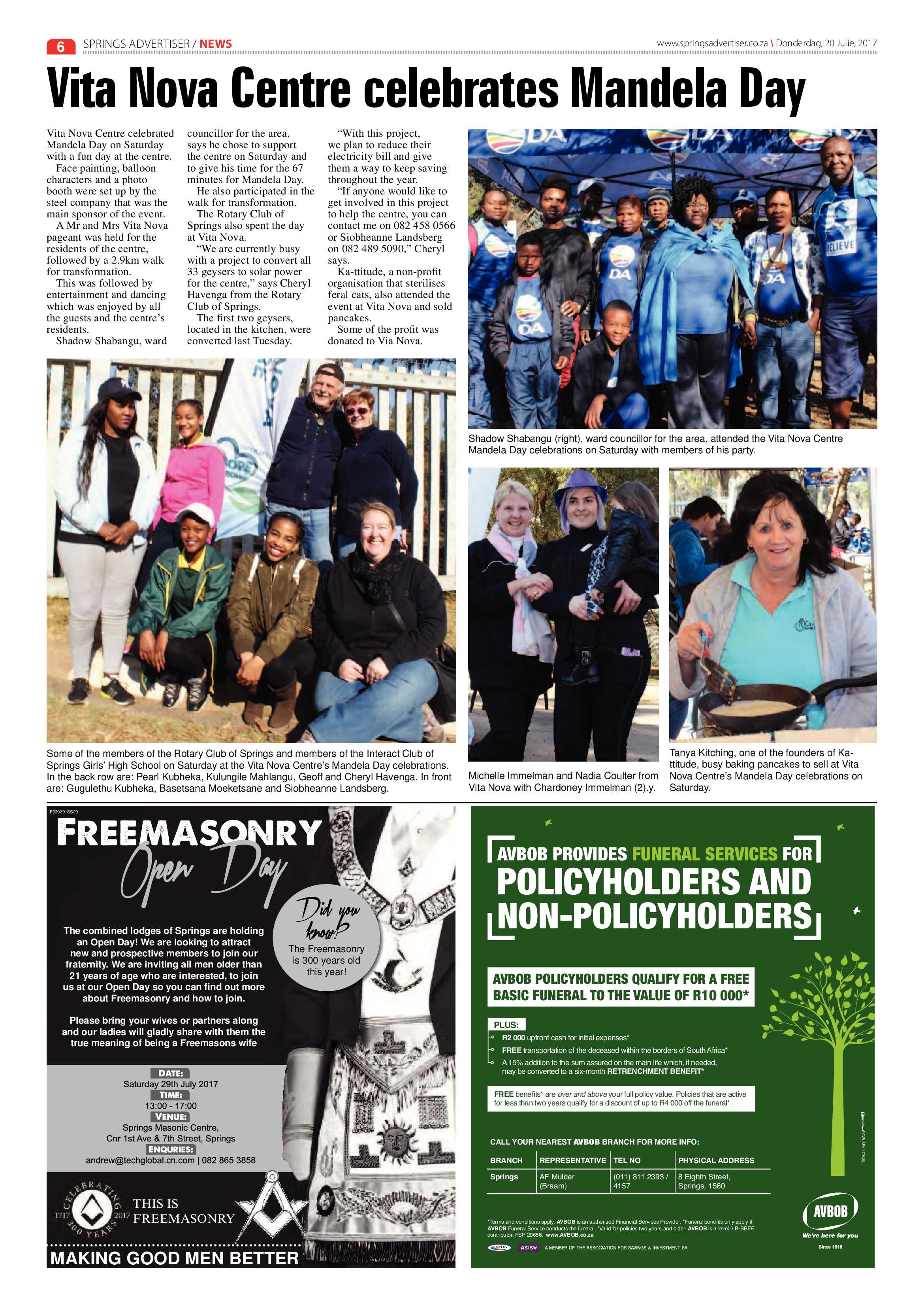Springs Advertiser 20 July 2017 page 6