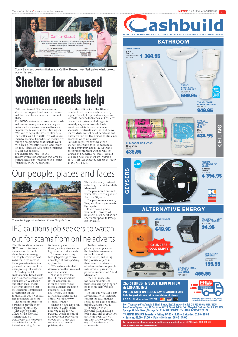Springs Advertiser 20 July 2023 page 5